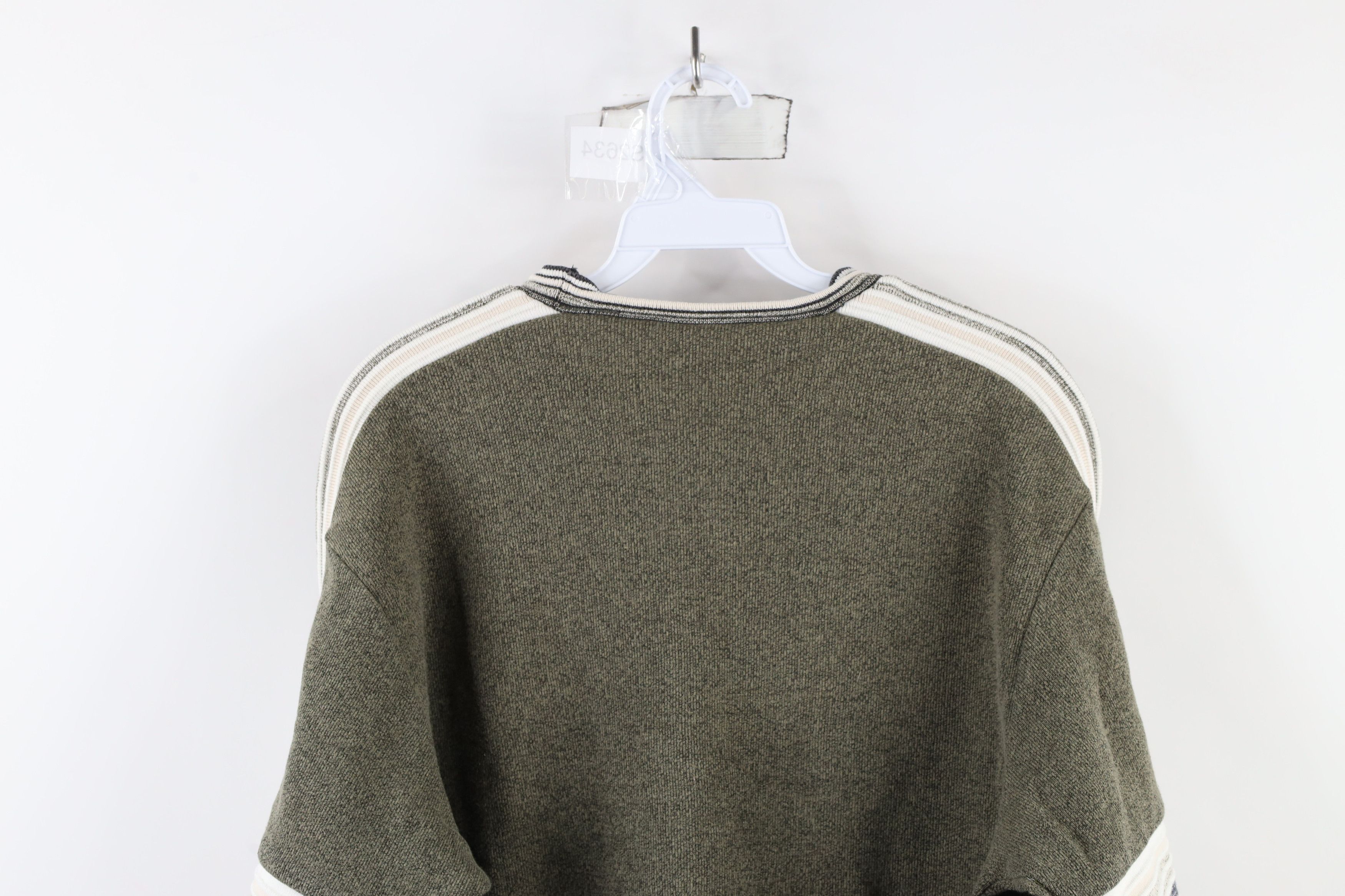 Vintage Vintage 90s Streetwear Heavyweight Knit Long Sleeve T-Shirt Size US M / EU 48-50 / 2 - 10 Thumbnail