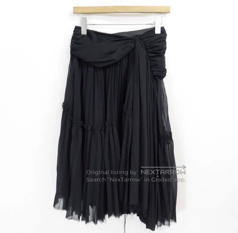 Comme des Garcons Comme Des Garcons size S Pleated decoration half skirt Size 23" - 2 Thumbnail