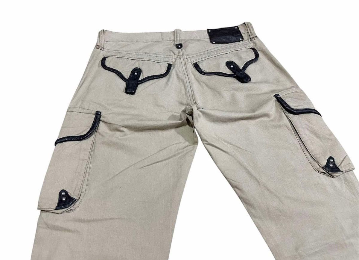 If Six Was Nine × Japanese Brand × Le Grande Bleu (L.G.B.) 🔥Y2K Archived Difference Rupert Flare Cargo Pants Zipper Lgb Size US 31 - 12 Thumbnail