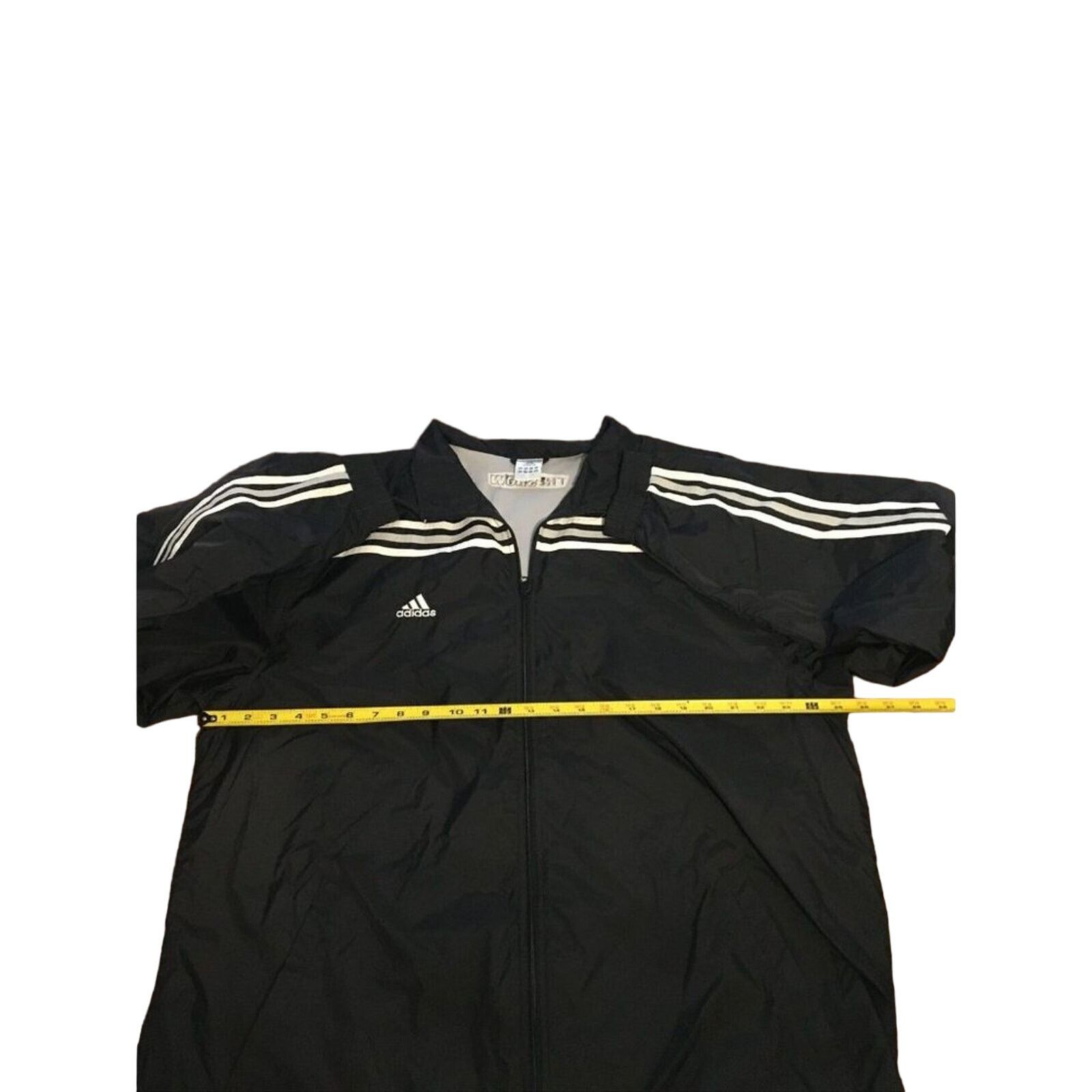 Adidas Adidas 3 Stripe XL Full Zip Lined, Black, White & Grey Size US XL / EU 56 / 4 - 4 Thumbnail