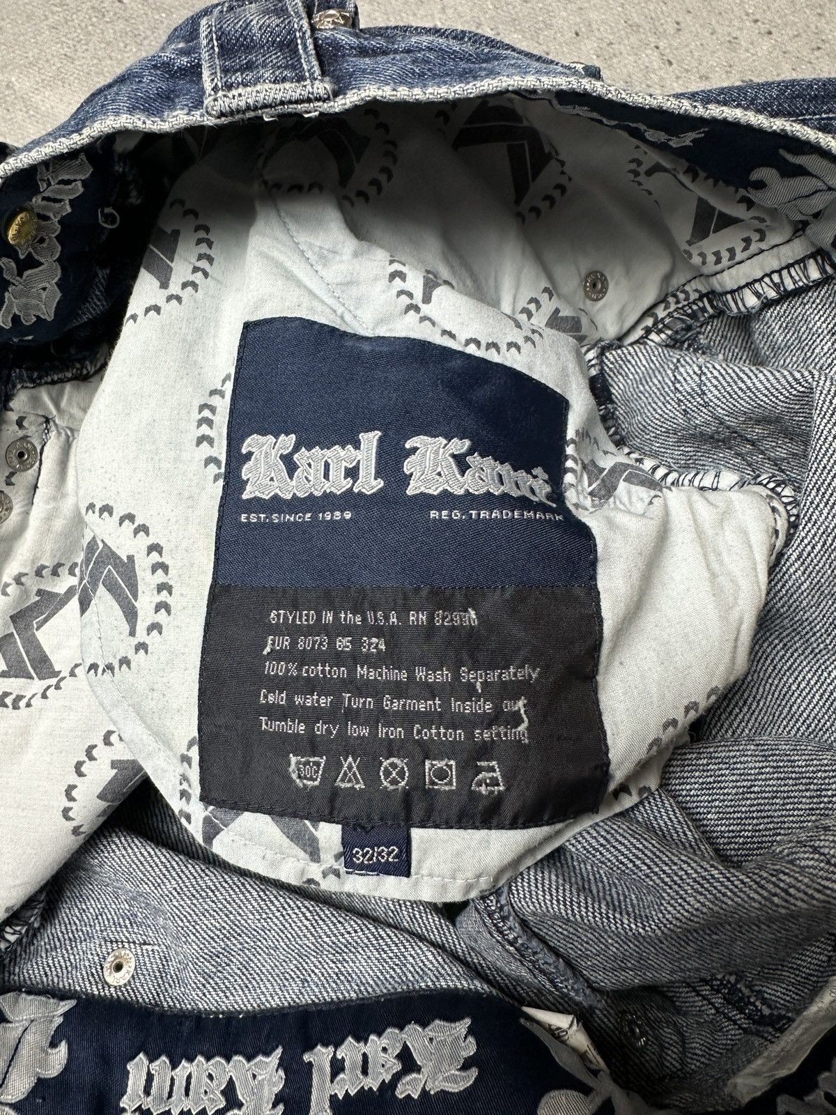 Rare Design Karl Kani Vintage 90s Rap Jeans Wide Pants y2k