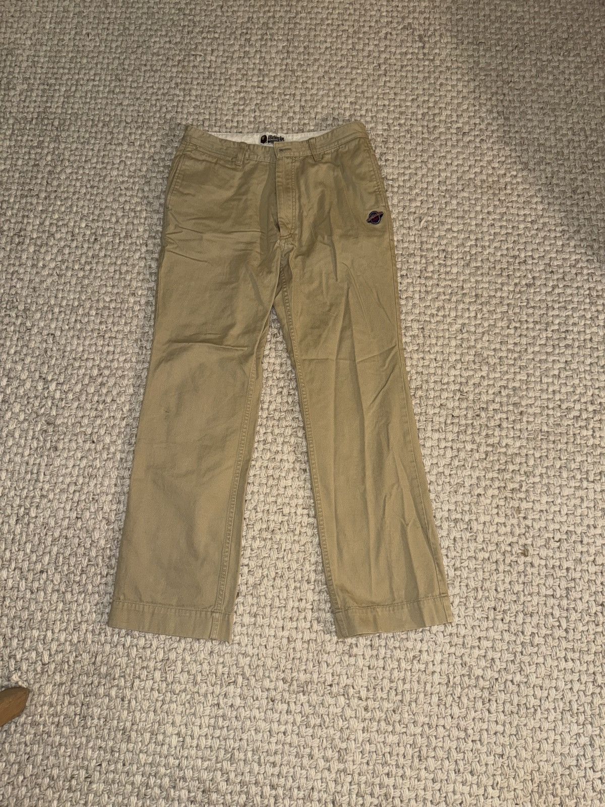Vintage bathing ape khaki pants