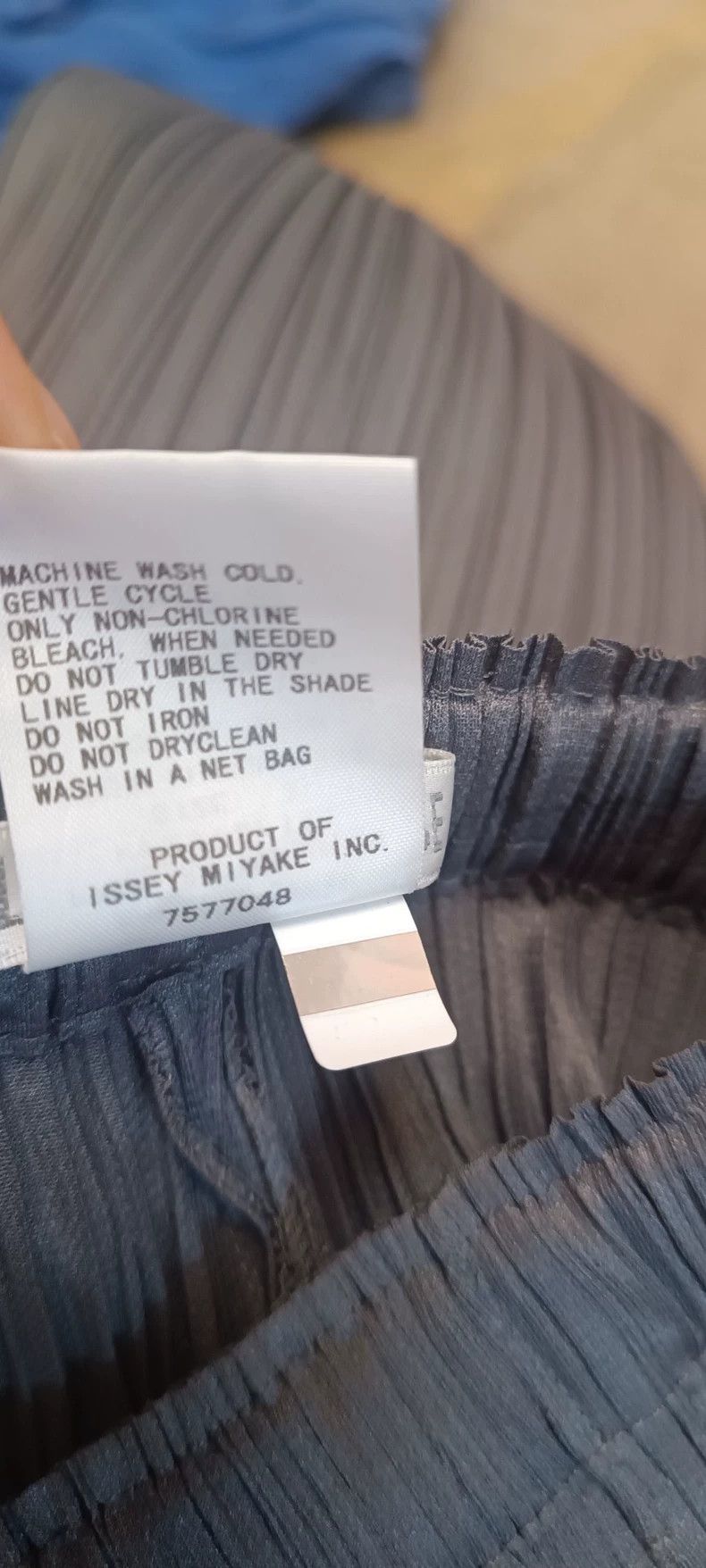 Issey Miyake issey miyake size:3 Grey pleated straight-leg pants Size 42" / US 20 - 6 Thumbnail