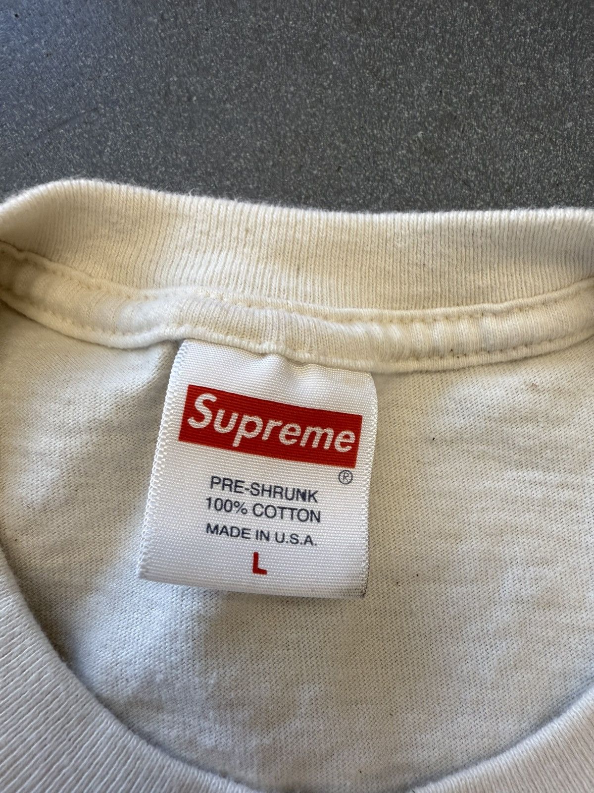 Supreme SS22 Supreme Pretty Fucked Tee Natural Size US L / EU 52-54 / 3 - 5 Thumbnail