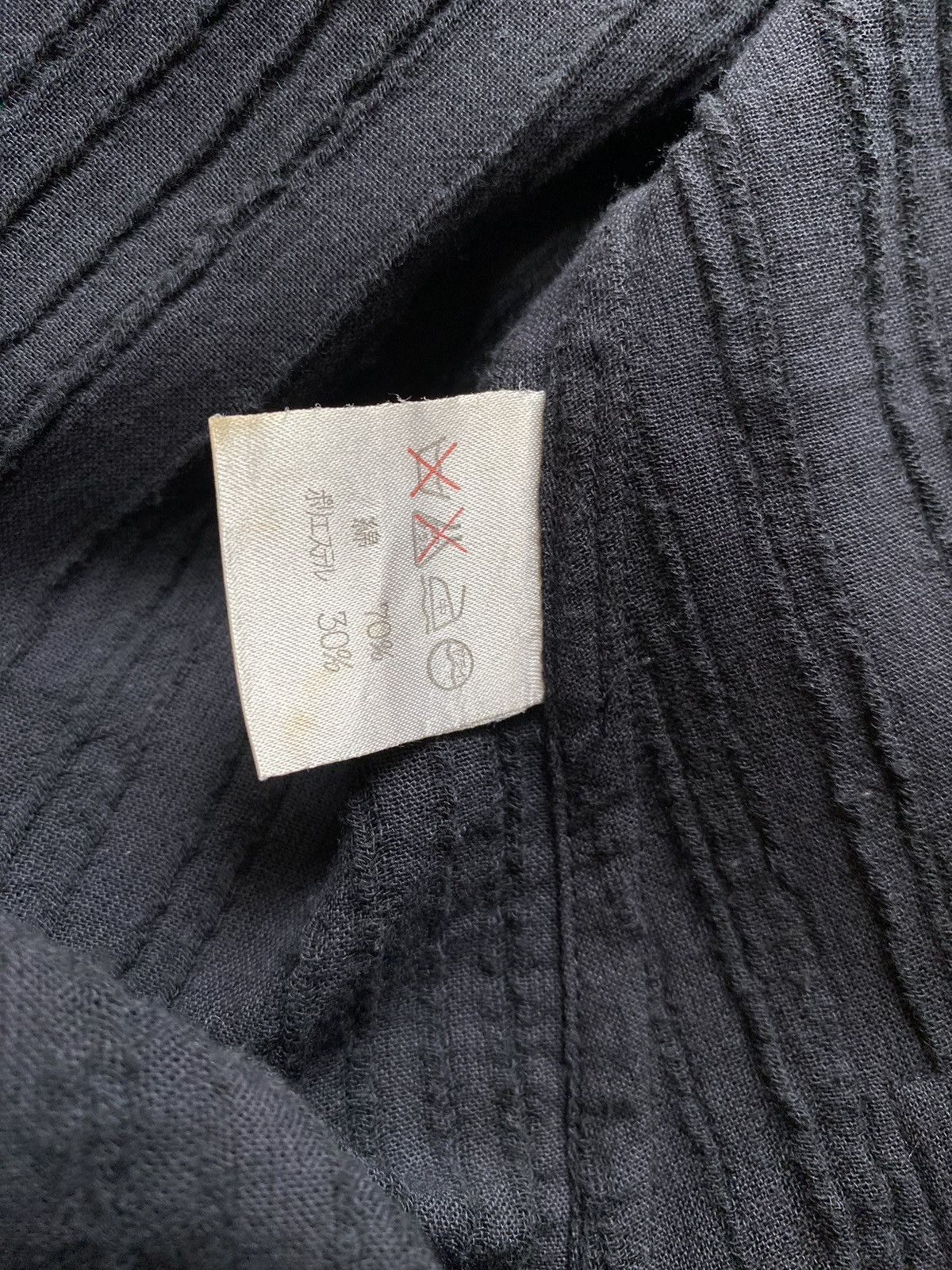 Issey Miyake Plantation Issey Miyake Black Haori Kimono Jacket Size US M / EU 48-50 / 2 - 4 Thumbnail