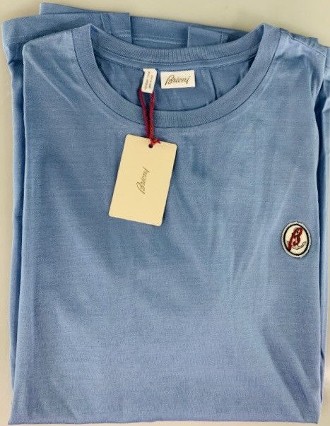 Brioni Brioni 🇮🇹 bleu marine sailing t-shirt XL NEW Size US XL / EU 56 / 4 - 5 Thumbnail