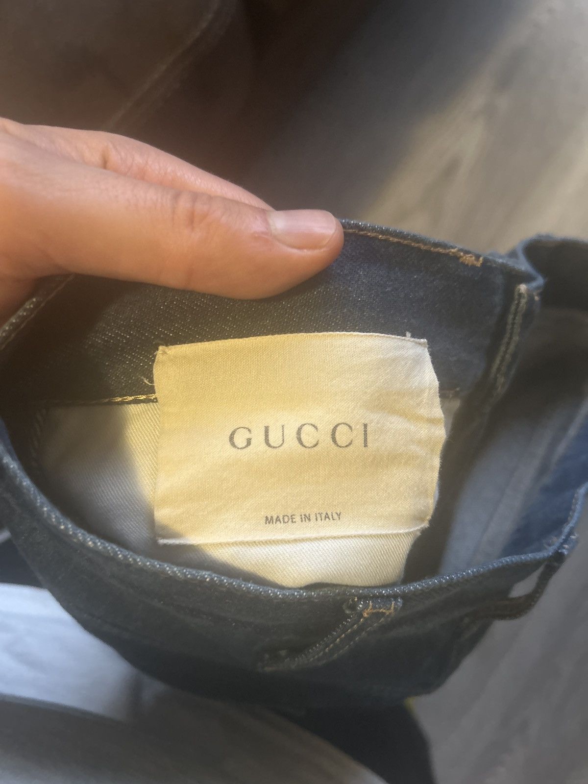 Gucci Raw Indigo Denim Jeans Size US 30 / EU 46 - 12 Thumbnail