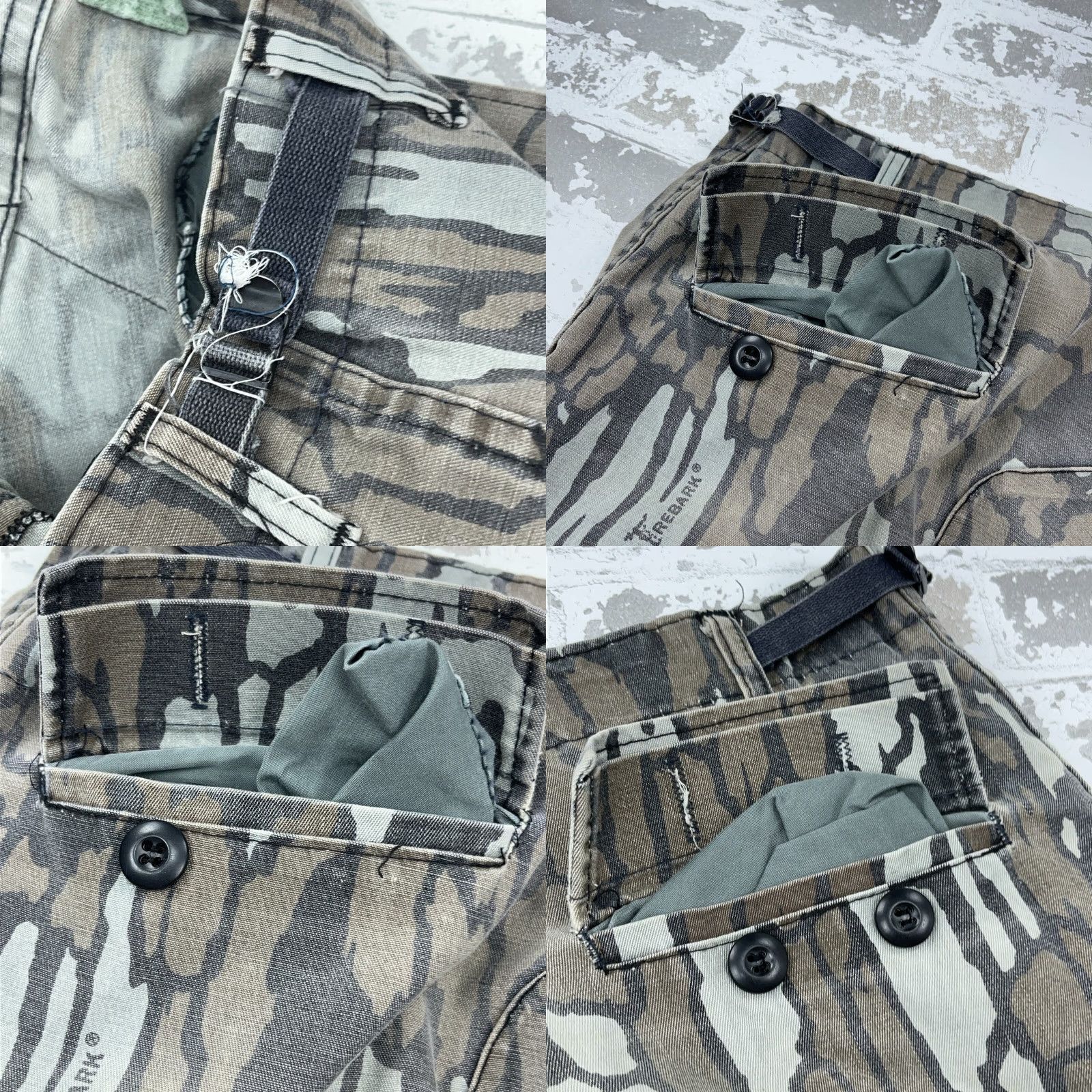 Vintage Vintage Trebark Camo Pants Men XL 40x30 Cargo Baggy Skate USA 90s Hip Hop Adult Size US 36 / EU 52 - 10 Thumbnail