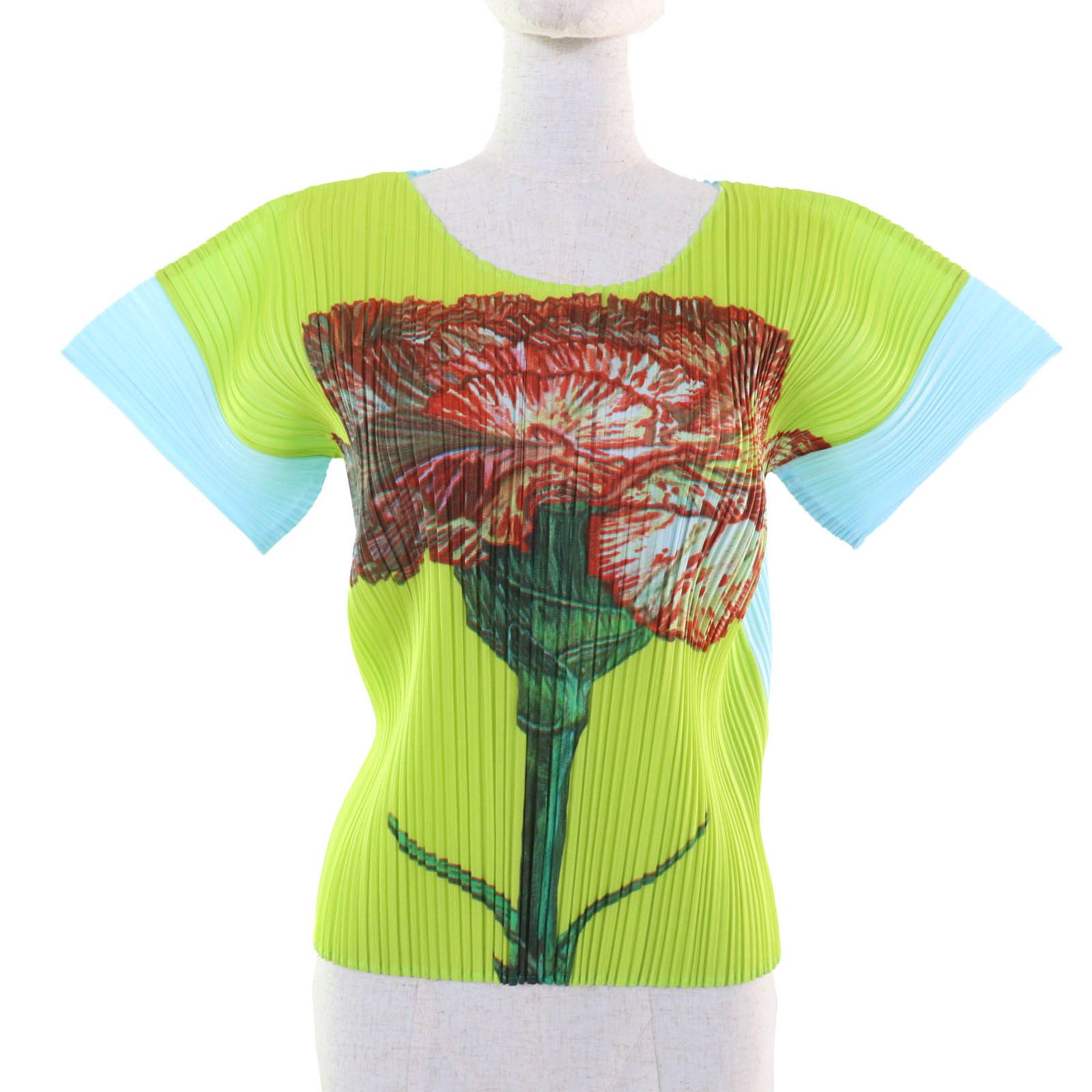 Issey Miyake Issey Miyake PLEATS PLEASE Carnation T-shirt Cotton T-Shirts PP06-JK110 DUTY FREE for USA Size ONE SIZE - 1 Thumbnail