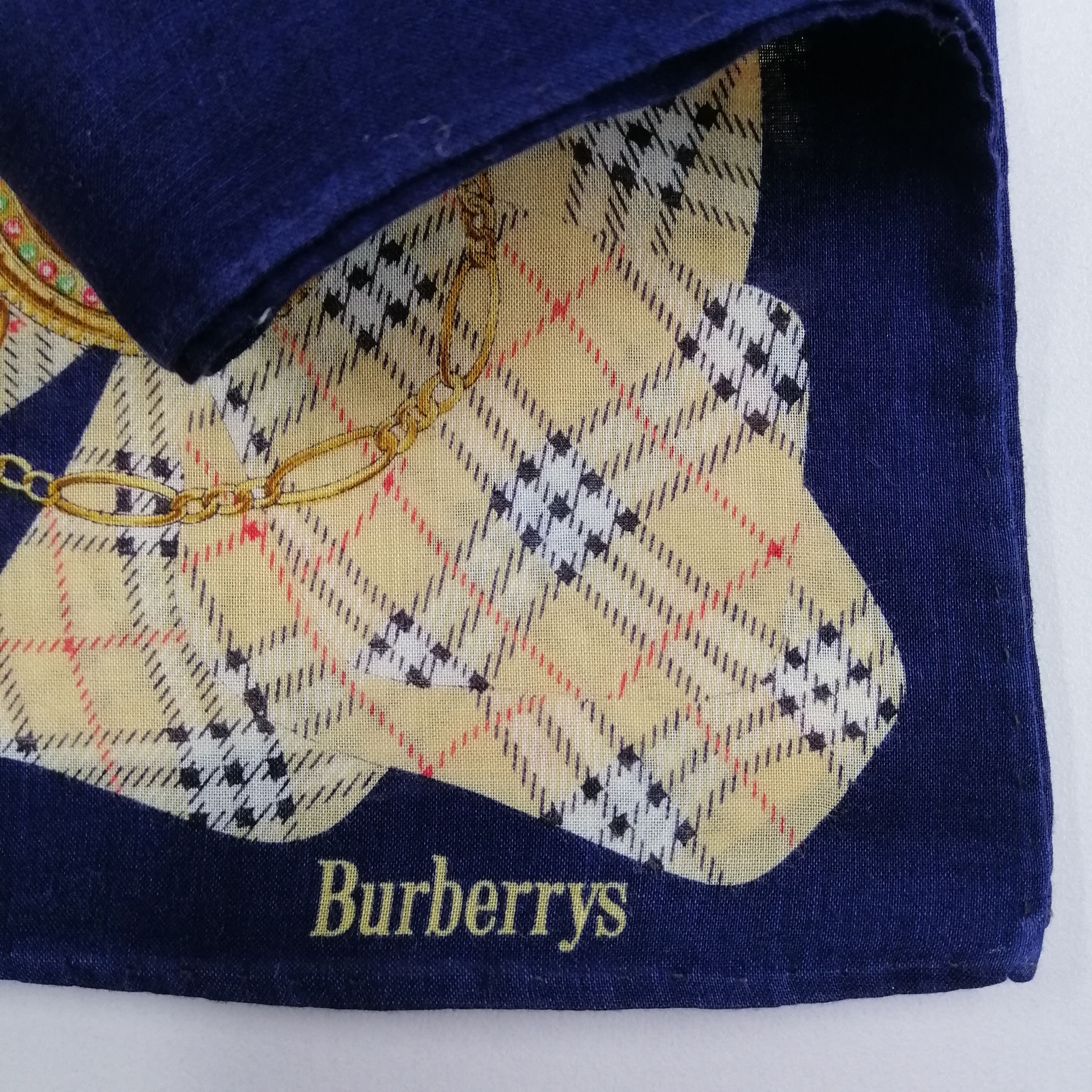 Burberry Vintage Burberry Handkerchief/Neckerchief/Bandana-KD2266 Size ONE SIZE - 3 Thumbnail
