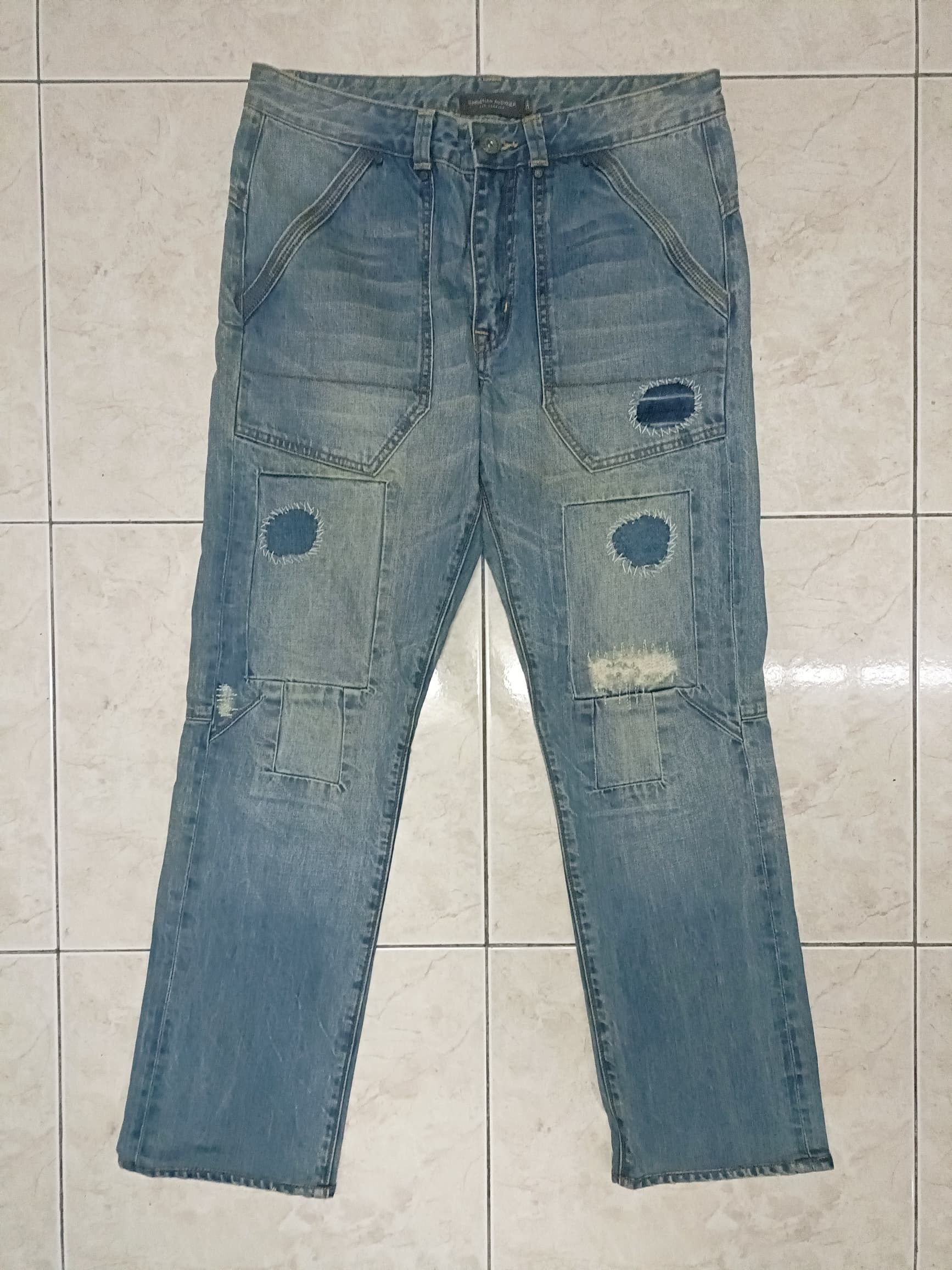 Christian Audigier Christian Audigier Custom Denim Size 32" Size US 32 / EU 48 - 1 Thumbnail