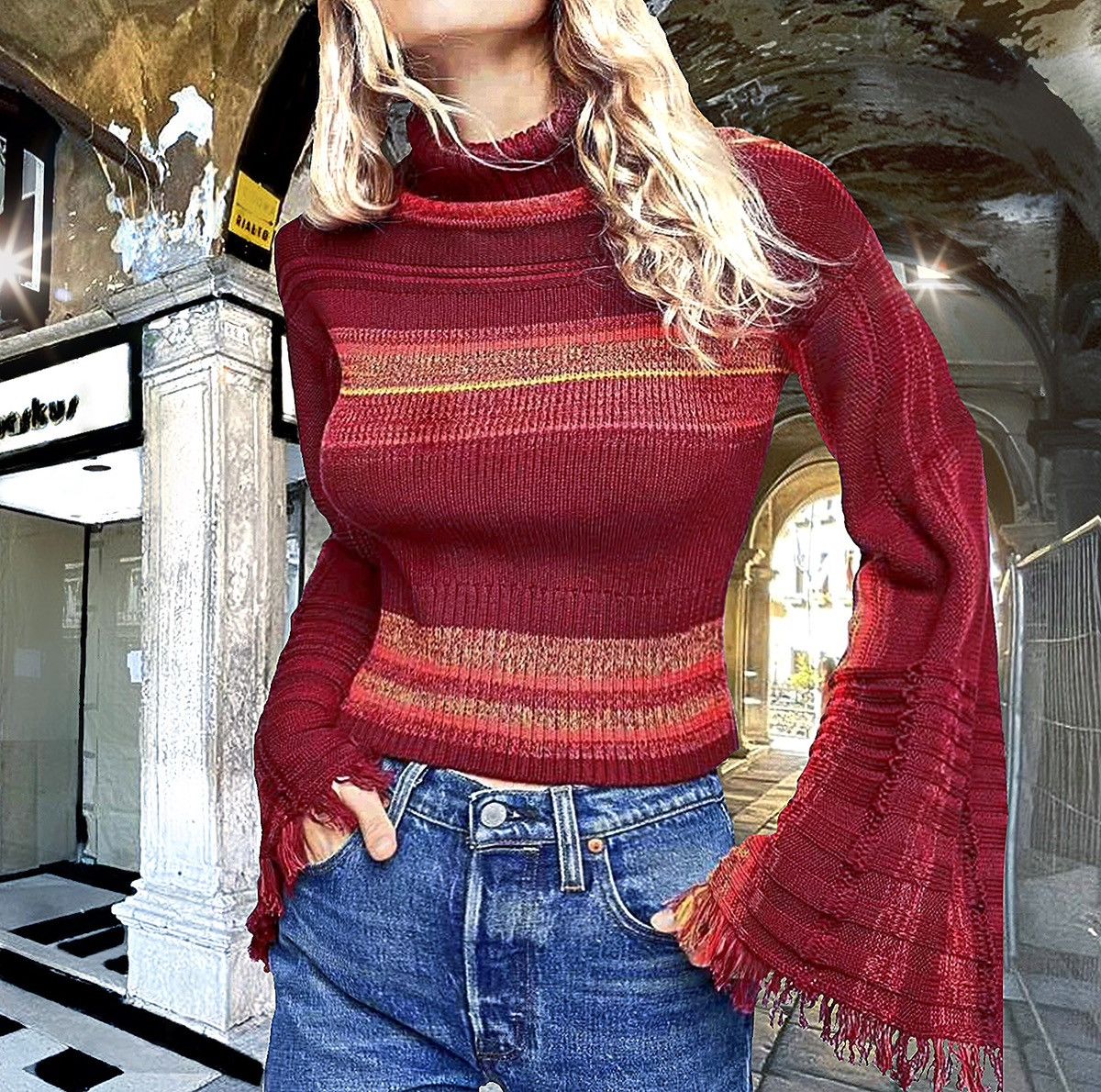 Free People NWOT, Free People Close To Me Pullover Turtleneck Sweater. Size S / US 4 / IT 40 - 1 Thumbnail