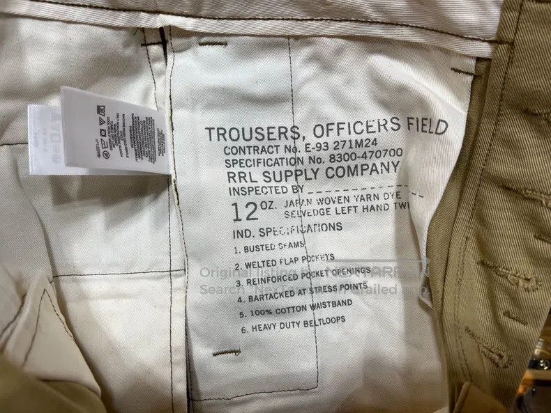 RRL Ralph Lauren RRL Ralph Lauren Vintage limited edition casual pants Size US 32 / EU 48 - 5 Thumbnail