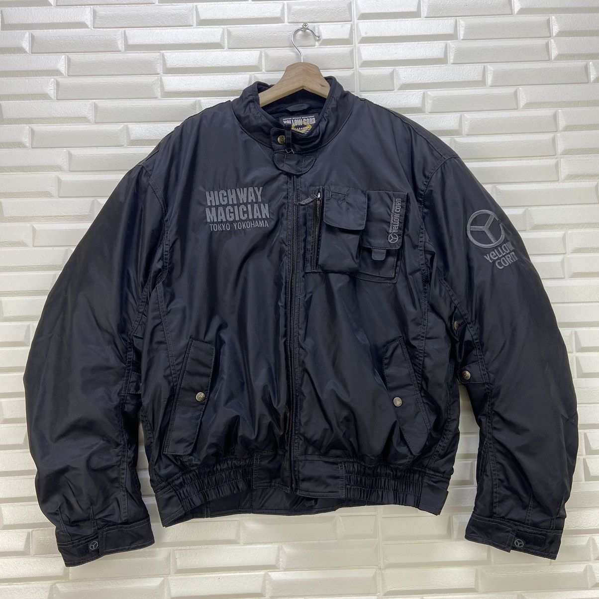 YELLOW CORN Vtg Yellow Corn Sledge Hammer Highway The 3rd Bomber Style Size US M / EU 48-50 / 2 - 4 Thumbnail