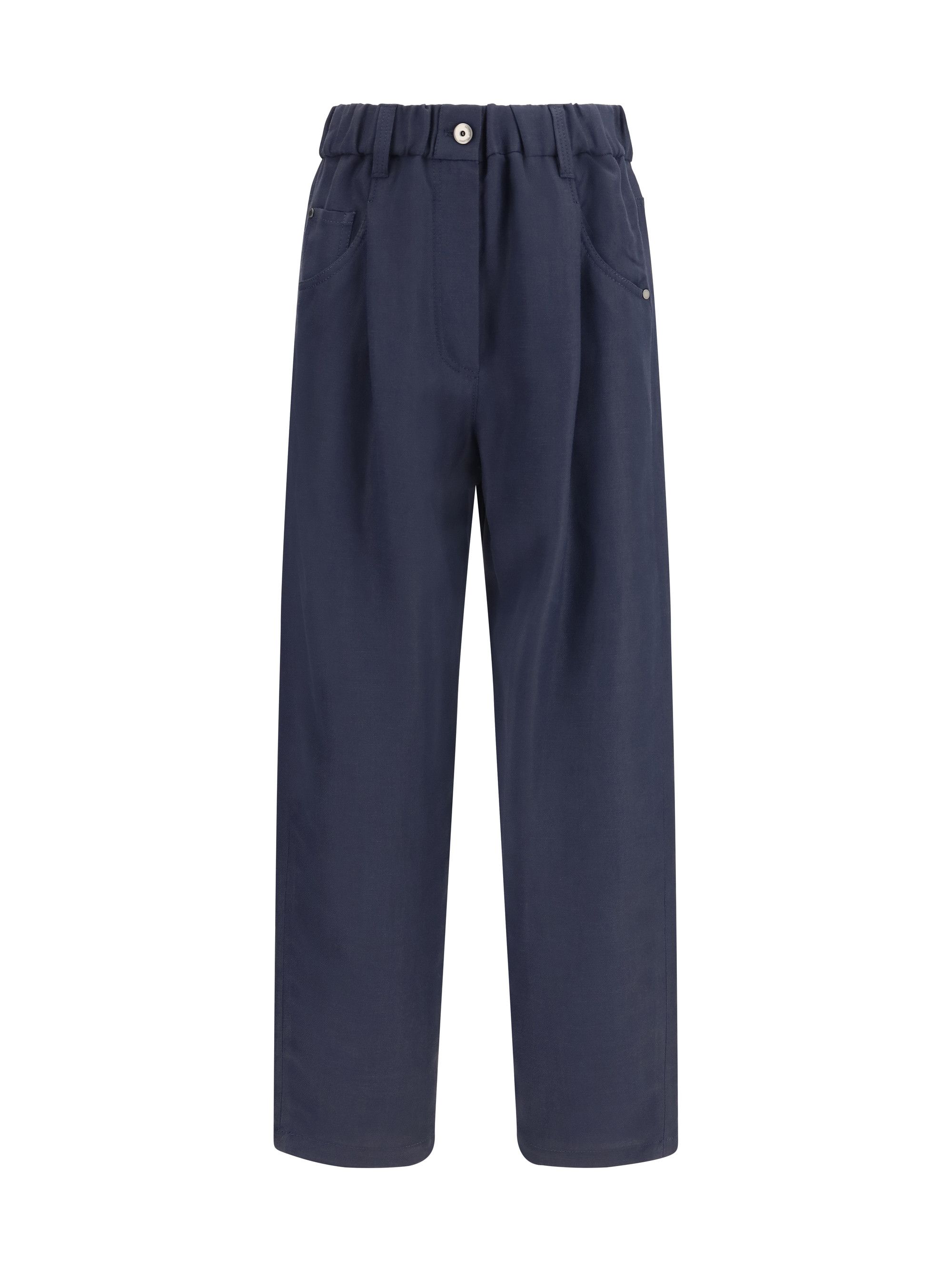 Brunello Cucinelli Mixed linen Pants Size 30" / US 8 / IT 44 - 1 Thumbnail