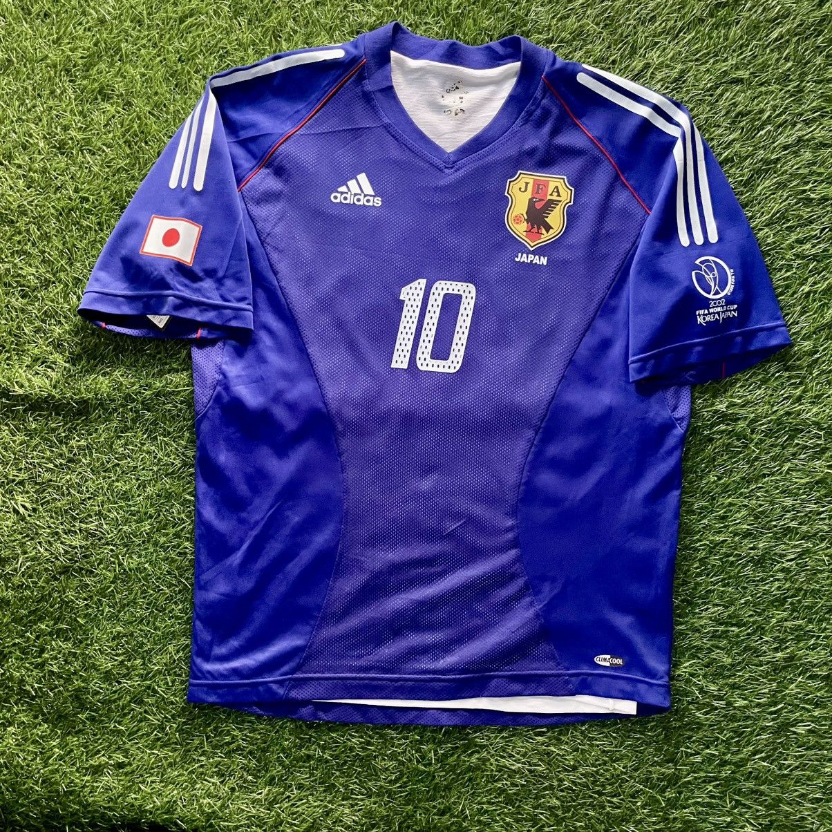 Adidas Japan Home Player Issue World Cup 2002 Nakayama #10 Size US L / EU 52-54 / 3 - 2 Thumbnail