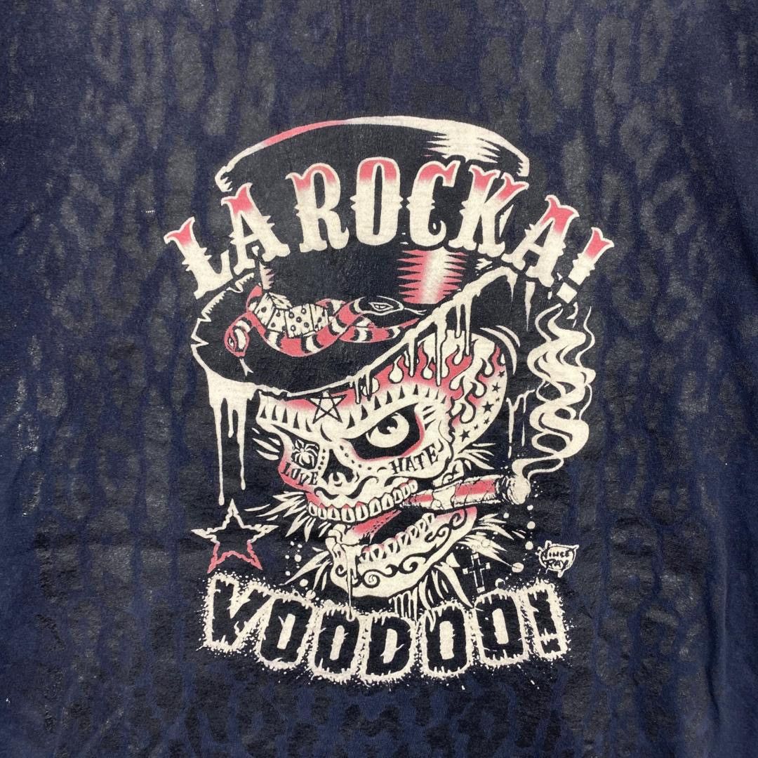 Vintage Vintage LA ROCKA Di Londres Motorcycle Voodoo Punk Size US L / EU 52-54 / 3 - 3 Thumbnail