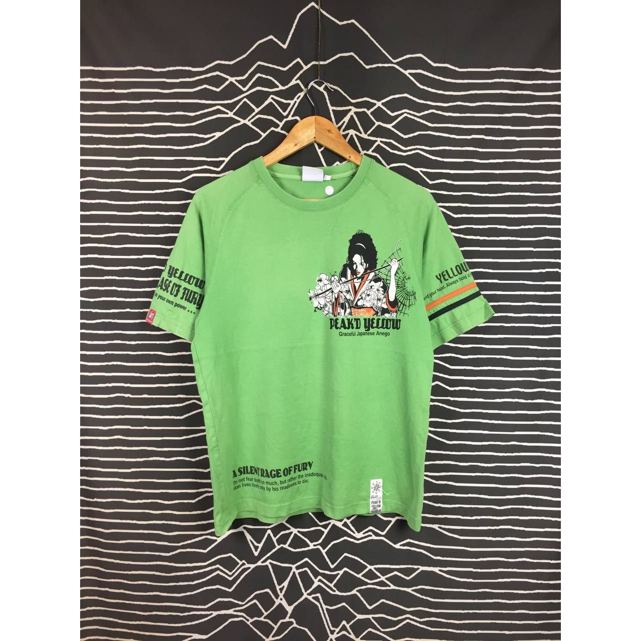 Japanese Brand × Vintage Peak'd Yellow Ted Company A Silent Rage of Fury Tee Size US M / EU 48-50 / 2 - 4 Thumbnail