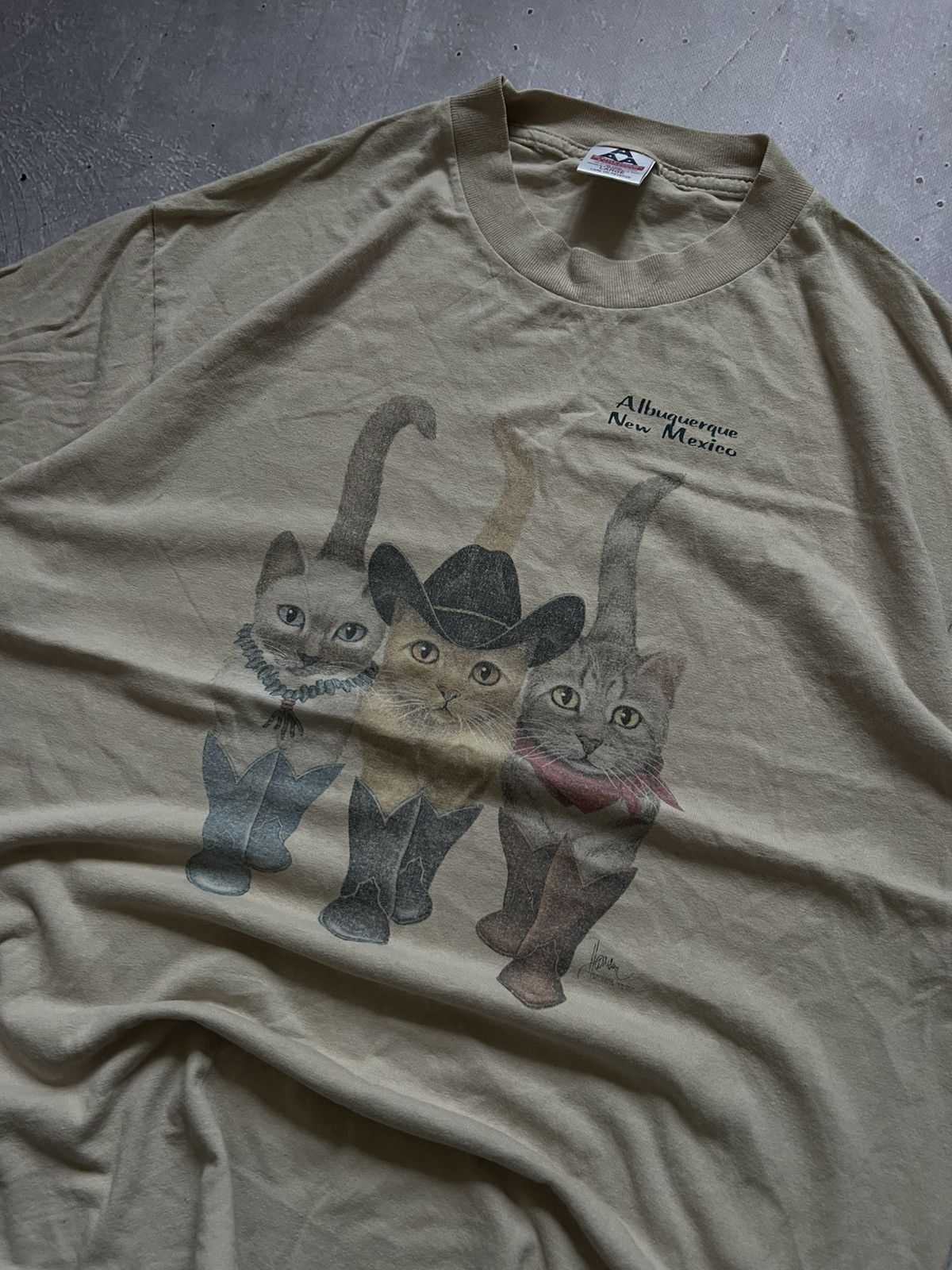Other Vintage T-shirt 1996 Bob Harrison 3 Cat Size L Size US L / EU 52-54 / 3 - 2 Thumbnail