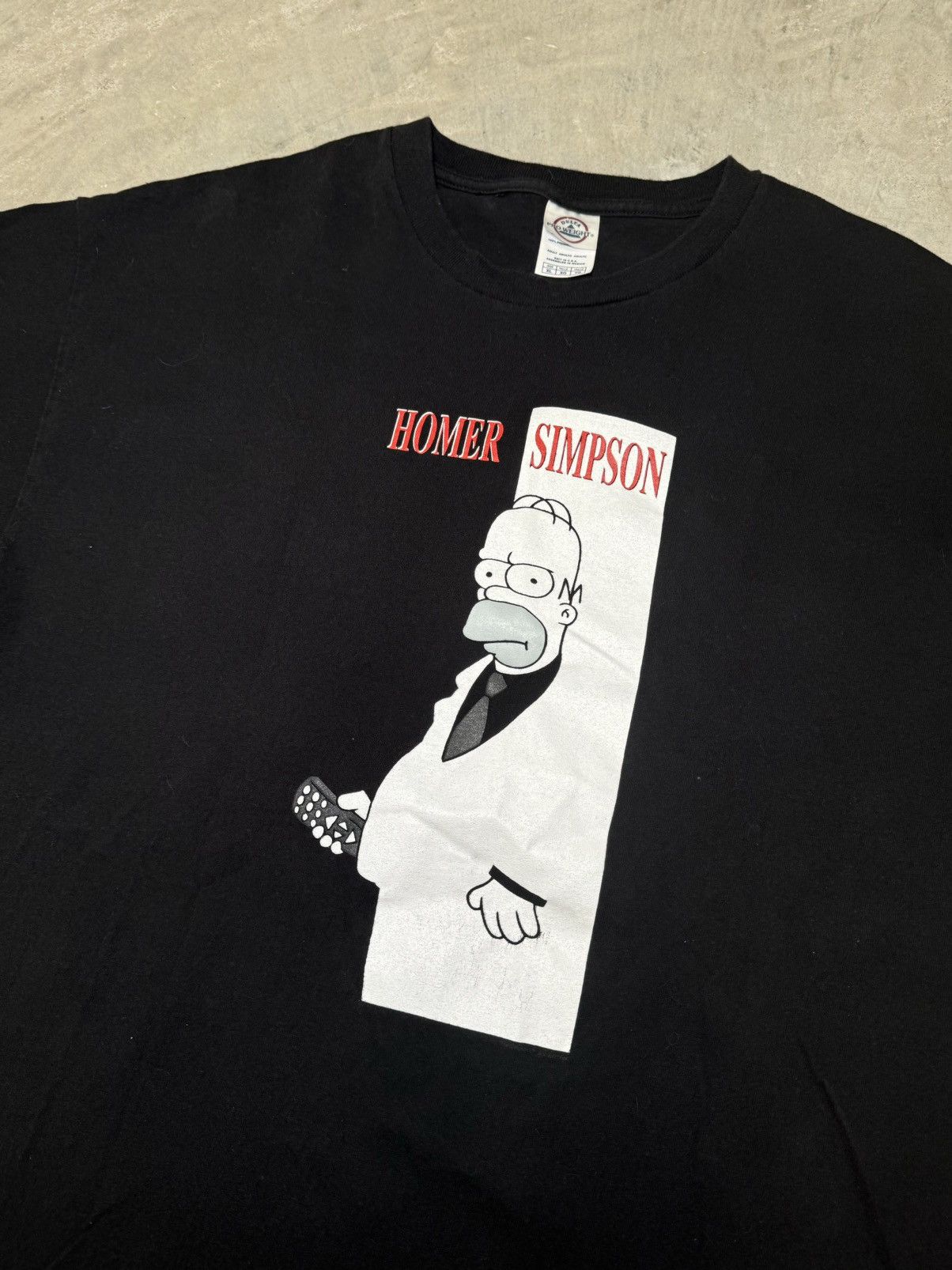 The Simpsons 2003 The Simpsons Homer Scarface parody black and white Size US XL / EU 56 / 4 - 3 Thumbnail