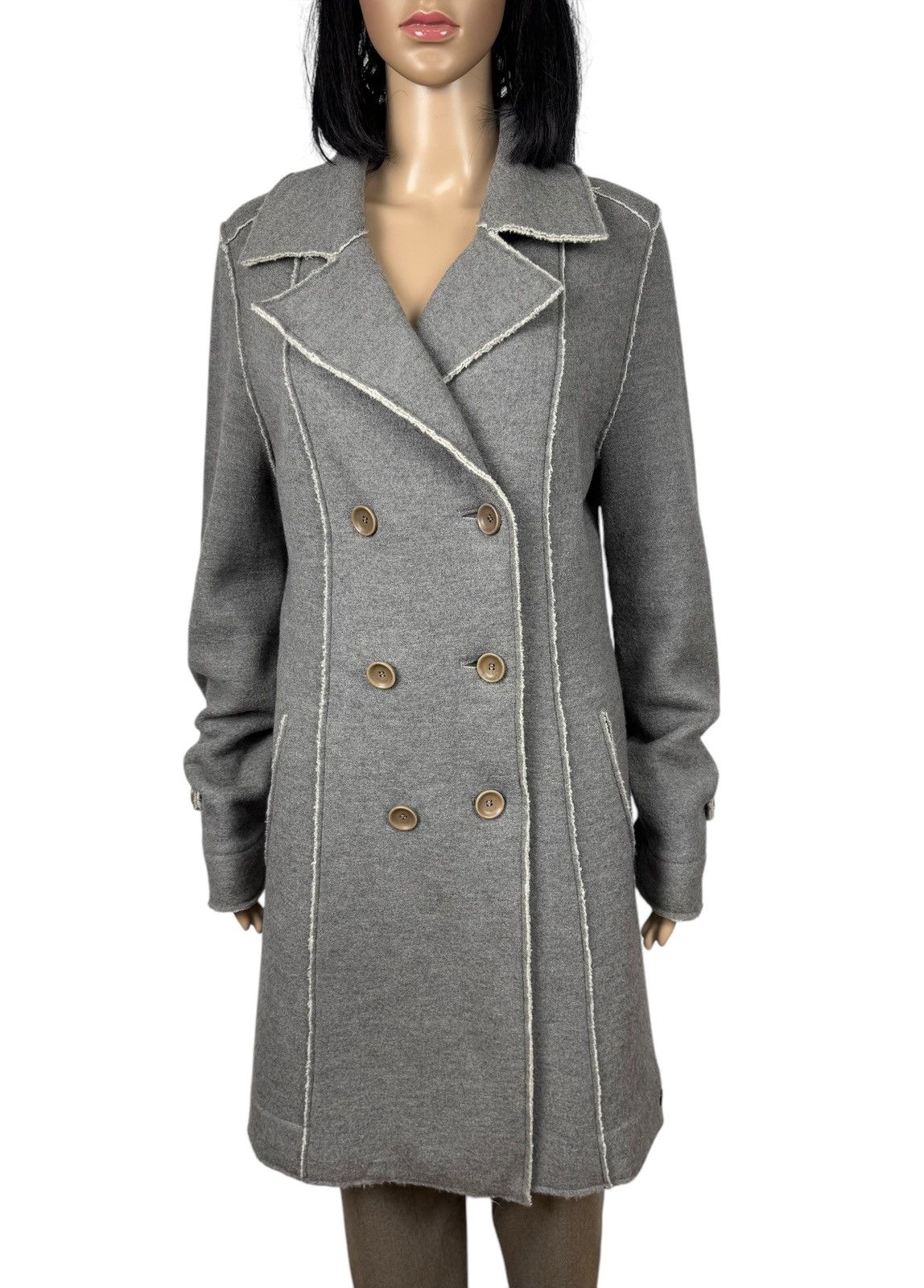 OSKA Oska Wool Over Coat Double-Breasted size 1 Size S / US 4 / IT 40 - 3 Thumbnail