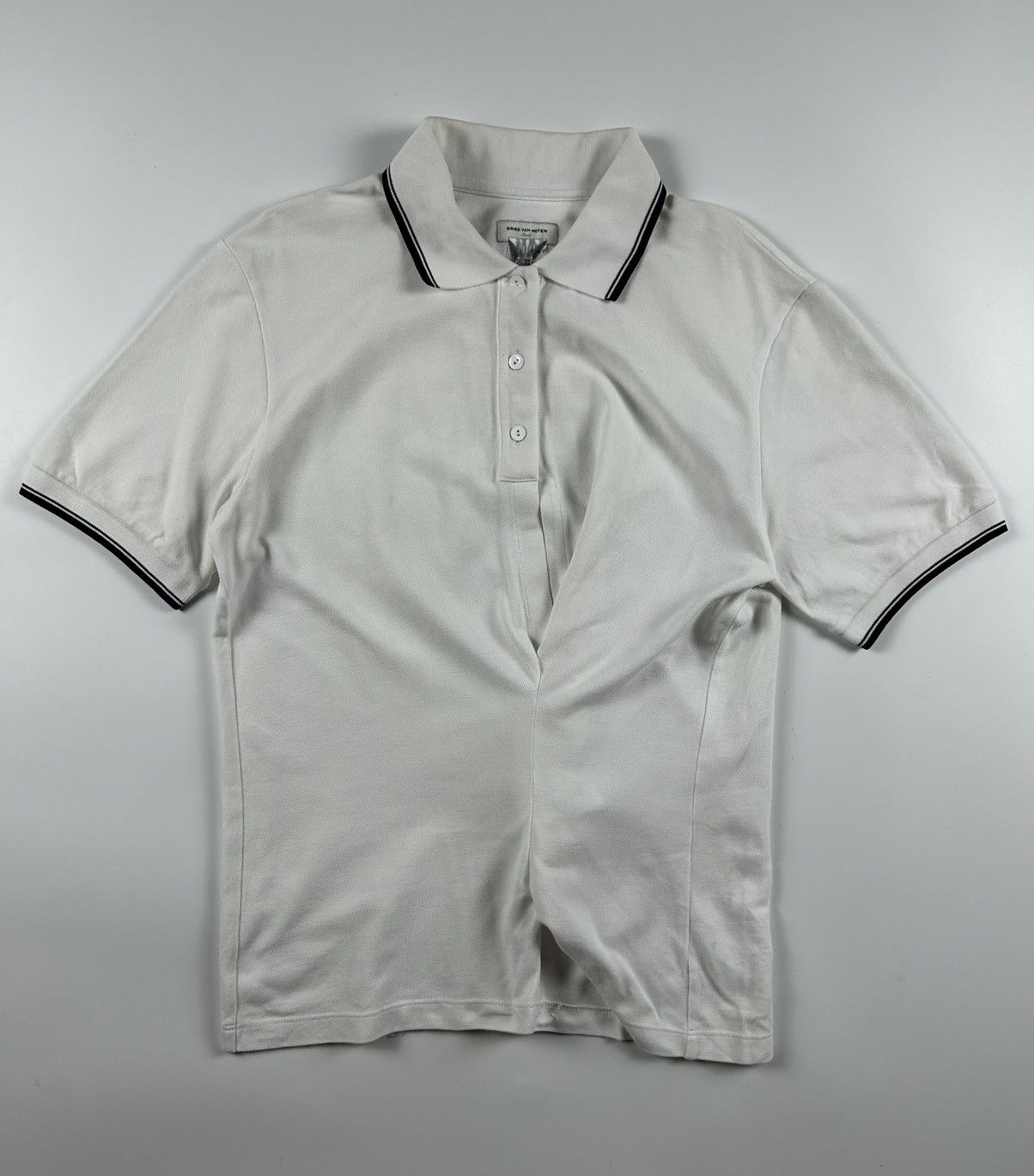 Dries Van Noten Dries Van Noten Asymmetrical Polo Size S / US 4 / IT 40 - 1 Thumbnail