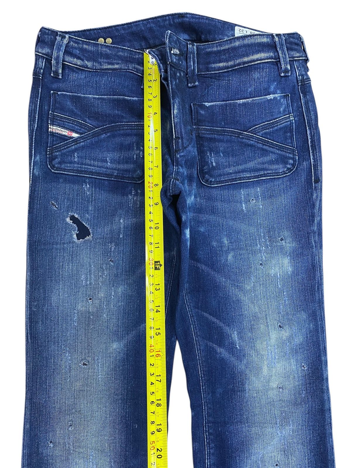 Diesel Diesel Bush Pants Dark Blue Wash Style Straight Cut Jeans Size US 29 - 6 Thumbnail
