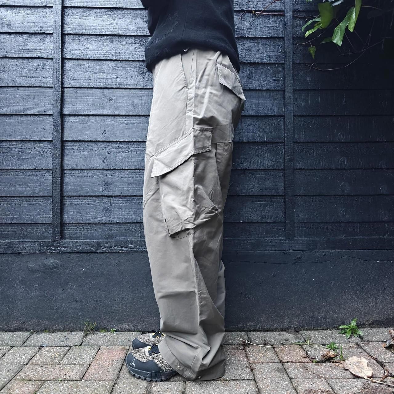 Other Japanese Khaki Fatigue Wide Leg Cargo Pants Size US 32 / EU 48 - 3 Thumbnail