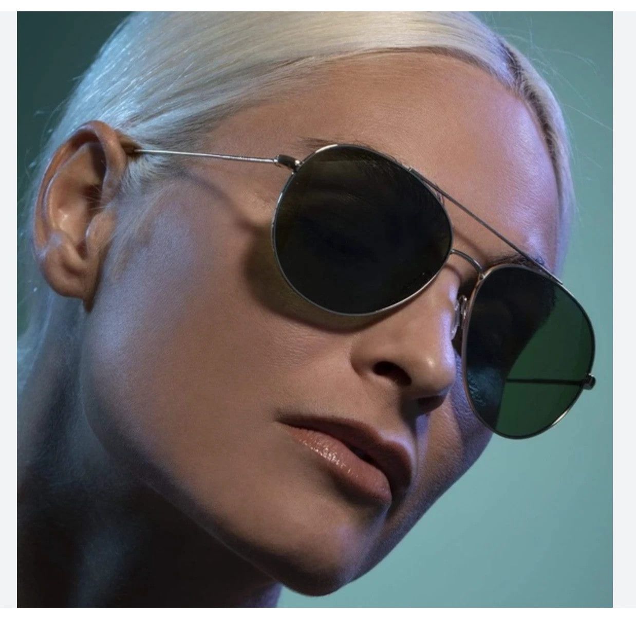 Oliver Peoples Airdale Aviator Blue Polarized Gradient Sunglasses Size ONE SIZE - 5 Thumbnail