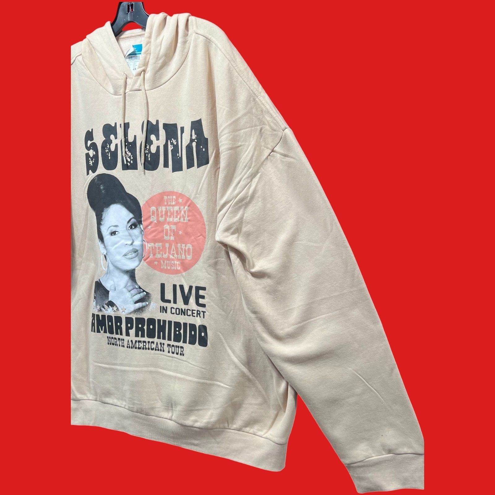 Other Apparel Hybrid - Selena - Women's Long Sleeve Hooded Sweatsh Size 4XL / US 24-26 - 13 Thumbnail