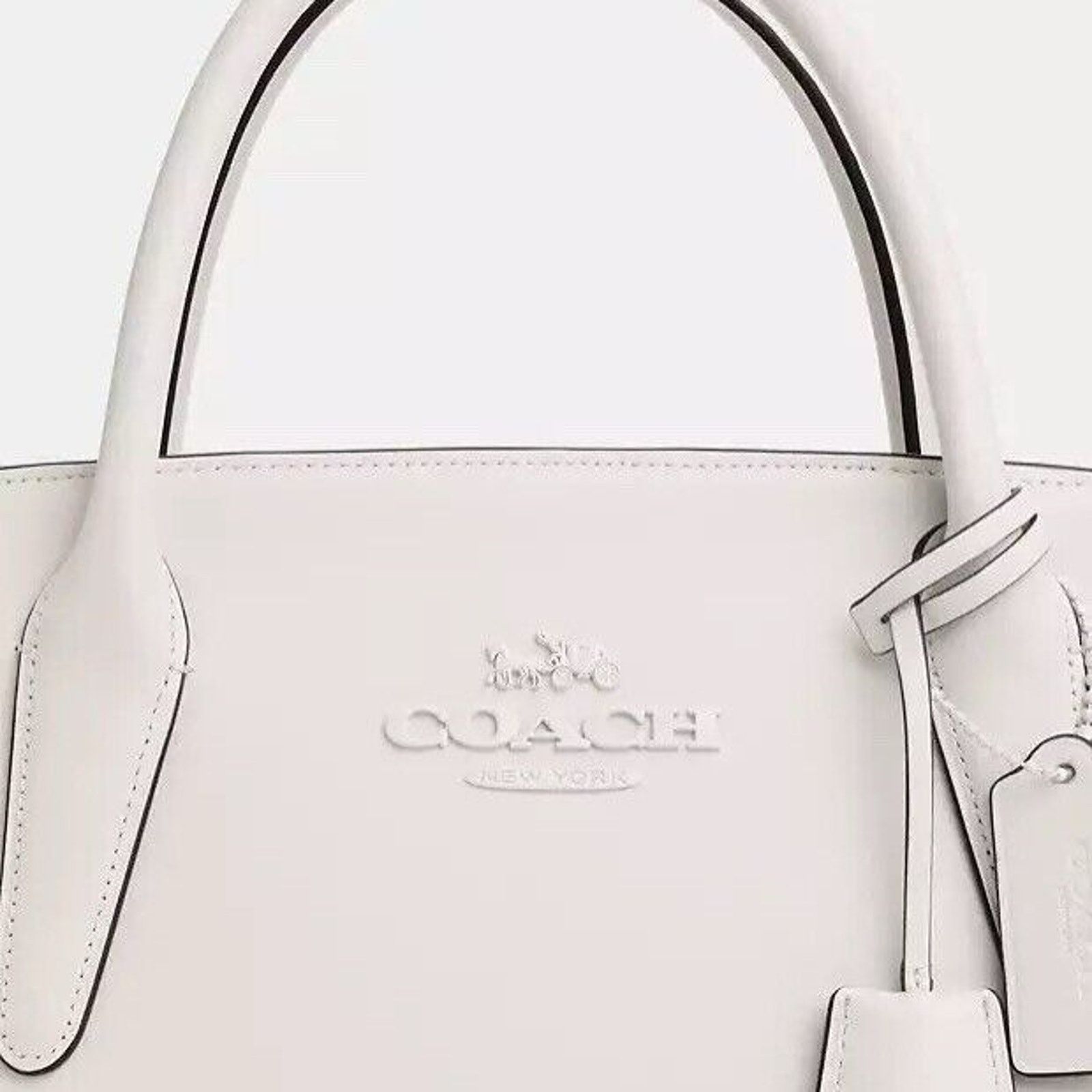 Coach NWT COACH Large Andrea Carryall Bag Chalk CP086 Size ONE SIZE - 10 Thumbnail