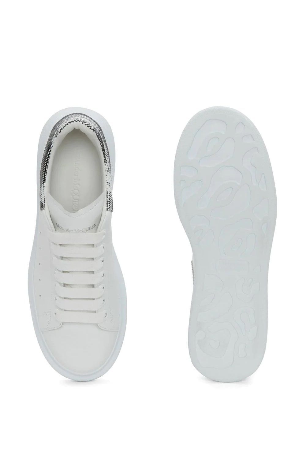 Alexander McQueen o1w1db10725 Pixelated Oversized Sneaker in White Size US 14 / EU 47 - 4 Thumbnail