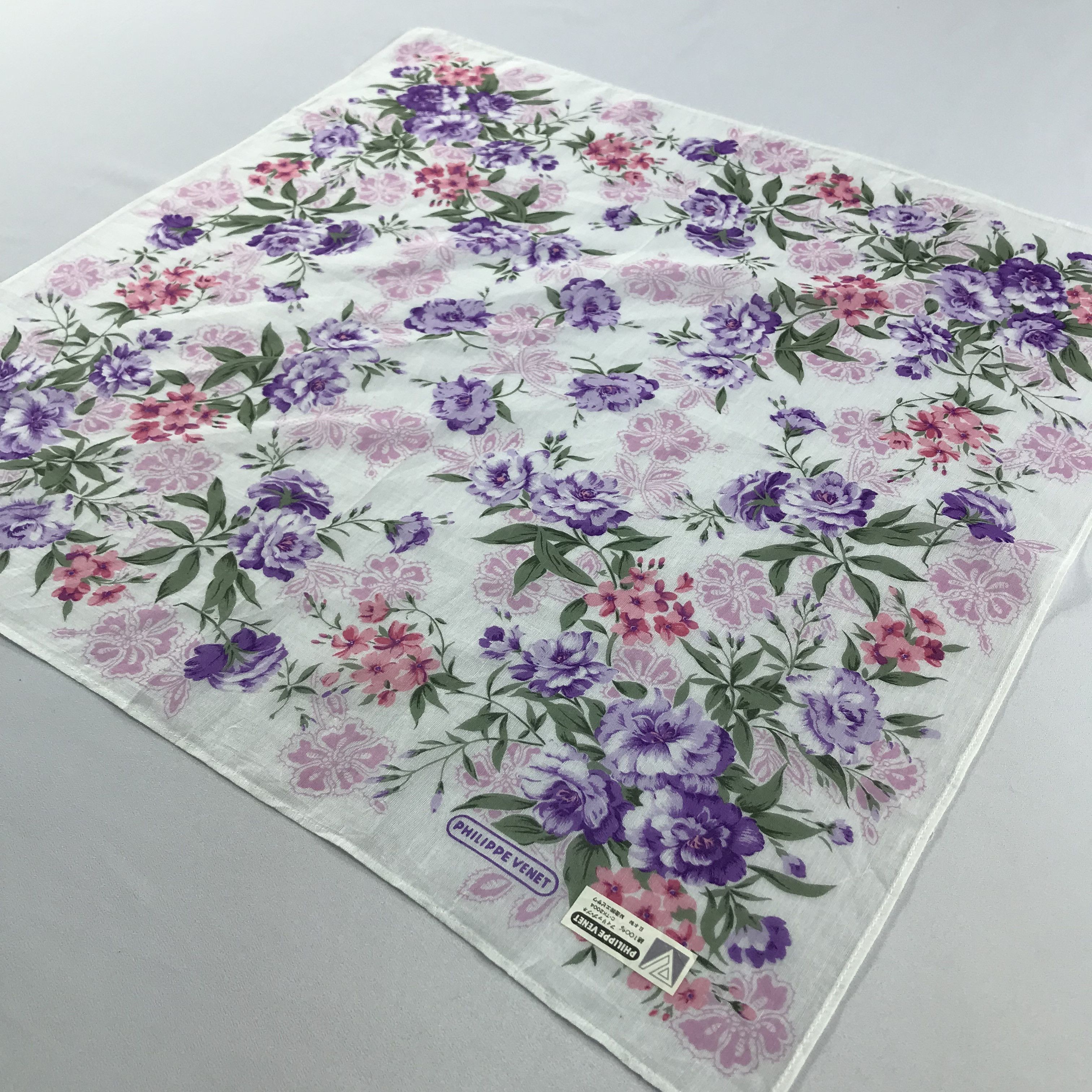 Vintage Philippe Venet Bandana / Handkerchief / Neckerchief - S2371 Size ONE SIZE - 2 Thumbnail