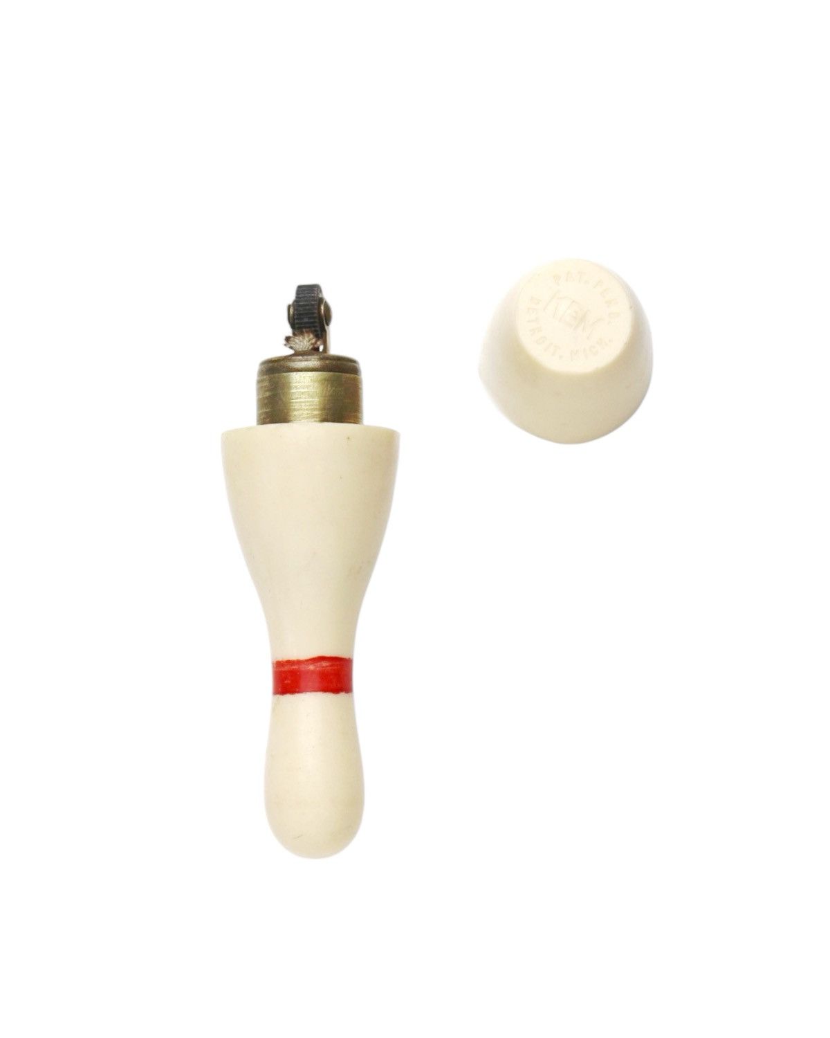 Vintage 1946 STRIKE LEGEND – KEM BOWLING PIN LIGHTER Size ONE SIZE - 1 Thumbnail