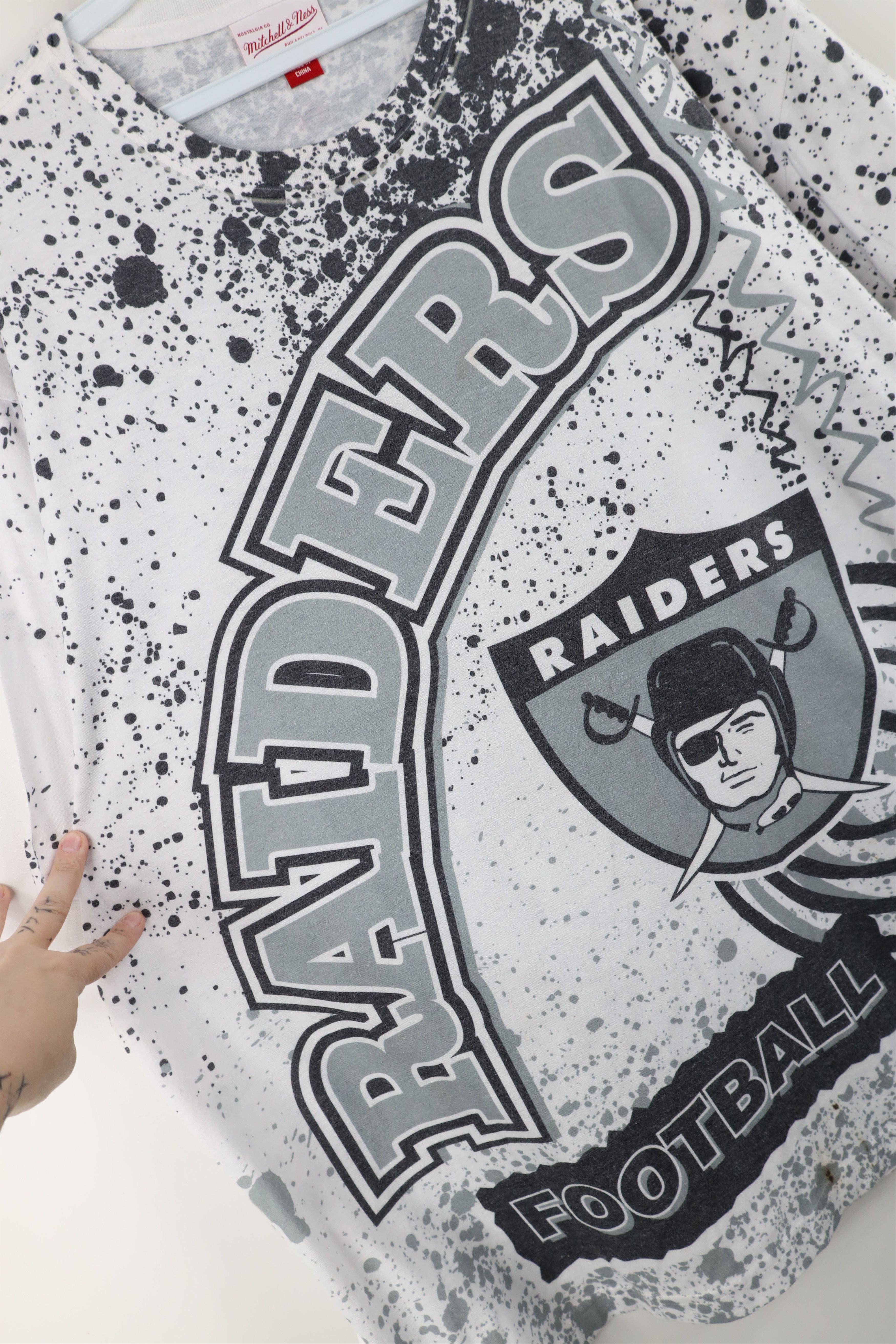 Mitchell & Ness Mitchell & Ness Raiders Football All Over Print T-Shirt Size US XXL / EU 58 / 5 - 4 Thumbnail