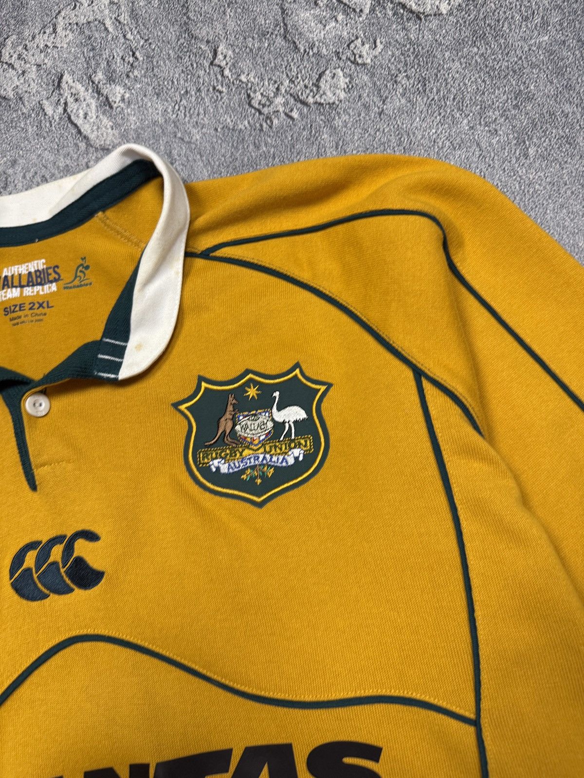 Canterbury of New Zealand Canterbury Australian Wallabies Rugby Polo Shirt XXLarge Size US XXL / EU 58 / 5 - 7 Thumbnail