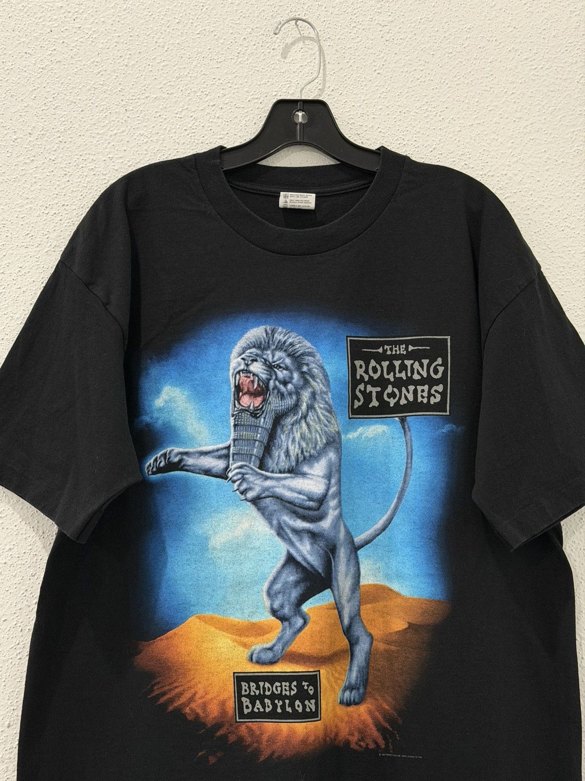 The Rolling Stones Vintage 90s Rolling Stones Bridges to Babylon 1997 WorldTour Size US XL / EU 56 / 4 - 2 Thumbnail