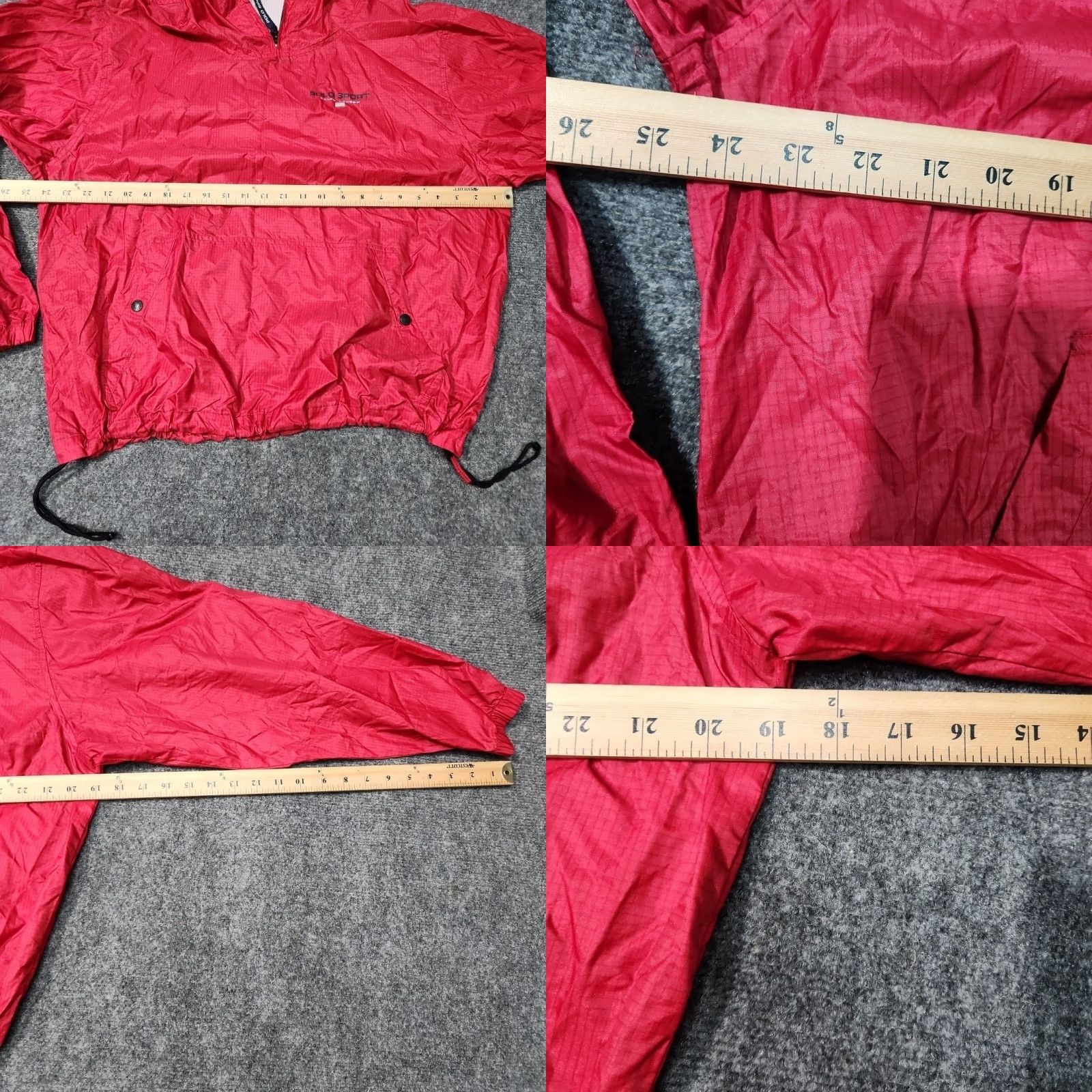 Polo Ralph Lauren VINTAGE Polo Sport Ralph Lauren Jacket Men Small Red Windbreaker Size US S / EU 44-46 / 1 - 8 Thumbnail