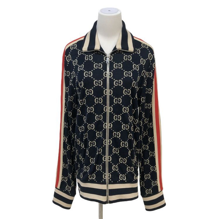 Gucci Gucci GG Jacquard Track Jacket Size L Size US L / EU 52-54 / 3 - 1 Thumbnail