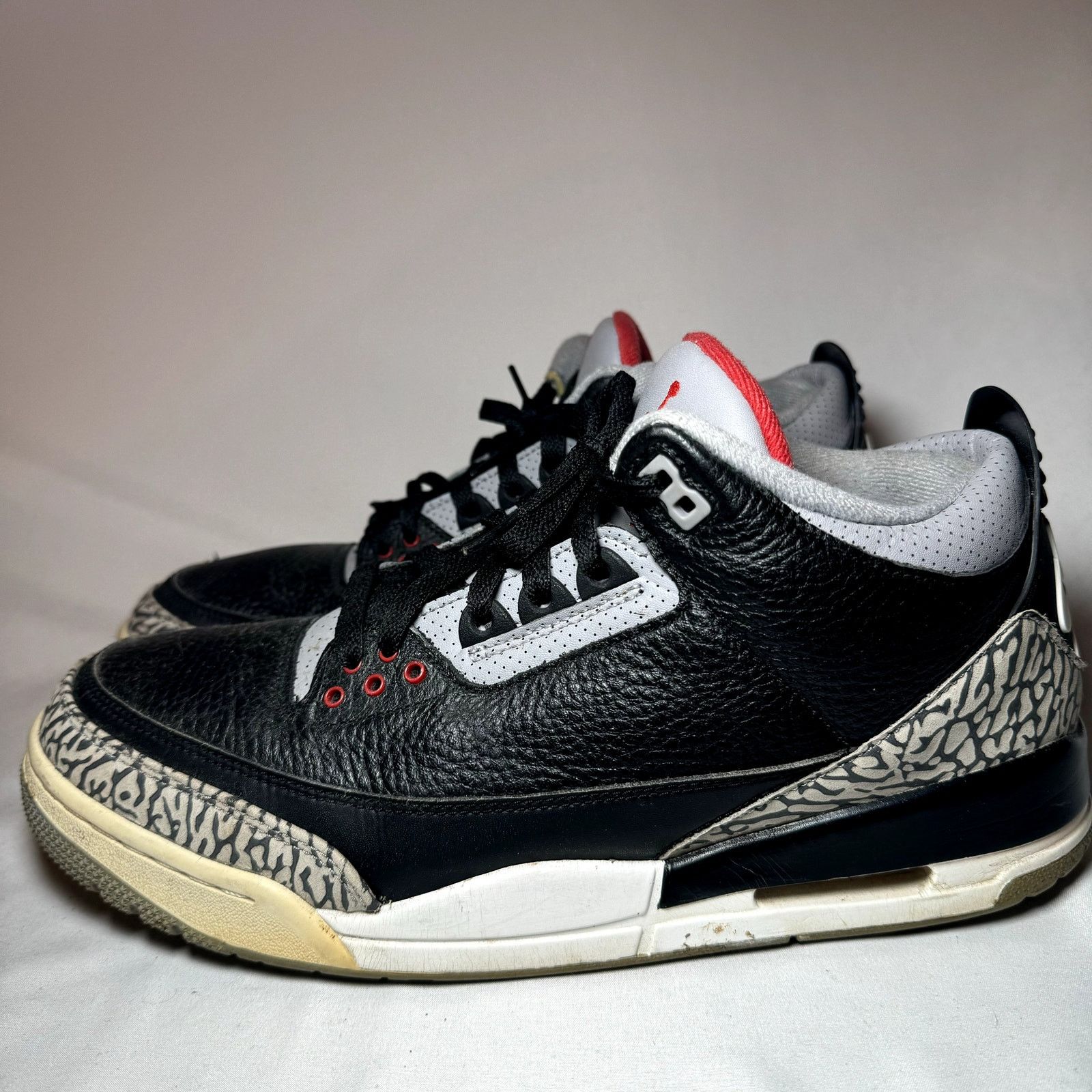 Jordan Brand × Nike Size 11.5 - Nike Air Jordan 3 Retro OG Black Cement 2018 Size US 11.5 / EU 44-45 - 8 Thumbnail