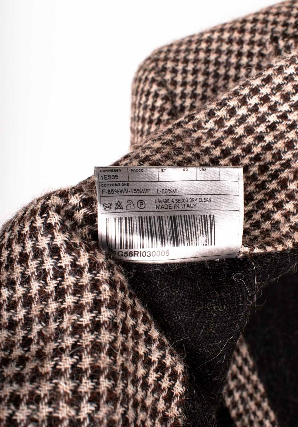 Tonello Tonello Men Jacket Check Blazer Size IT52/Large Size US L / EU 52-54 / 3 - 8 Thumbnail