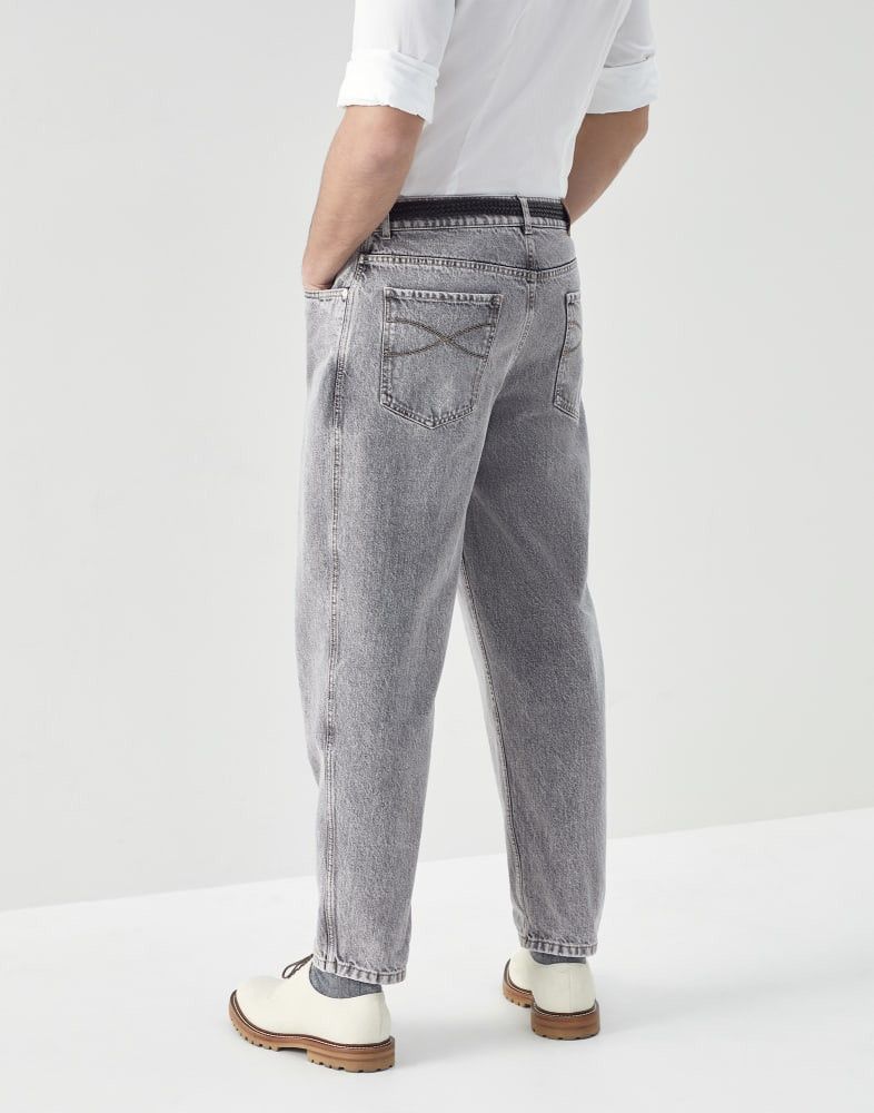 Brunello Cucinelli o1w1db10924 Pants in Silver Size US 34 / EU 50 - 3 Thumbnail