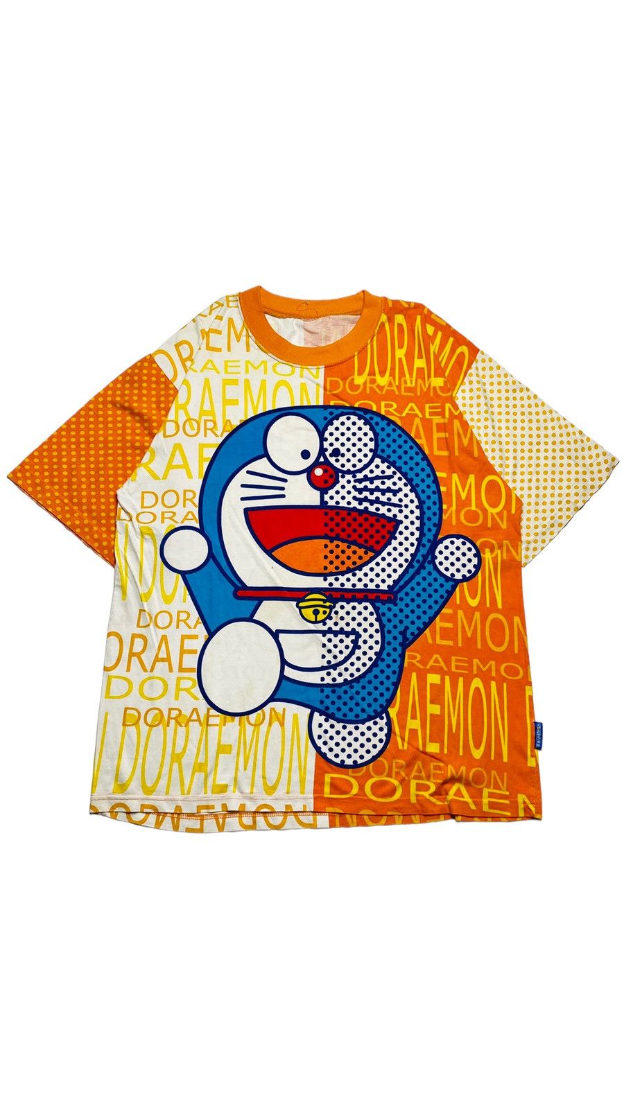 Japanese Brand 2003 Fujioko Doraermon - All Over Printed T-Shirt Size US L / EU 52-54 / 3 - 3 Thumbnail