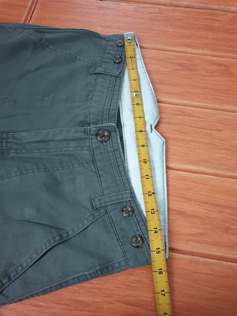 Japanese Brand 💥Riche Glamour green military pant Size US 31 - 5 Thumbnail