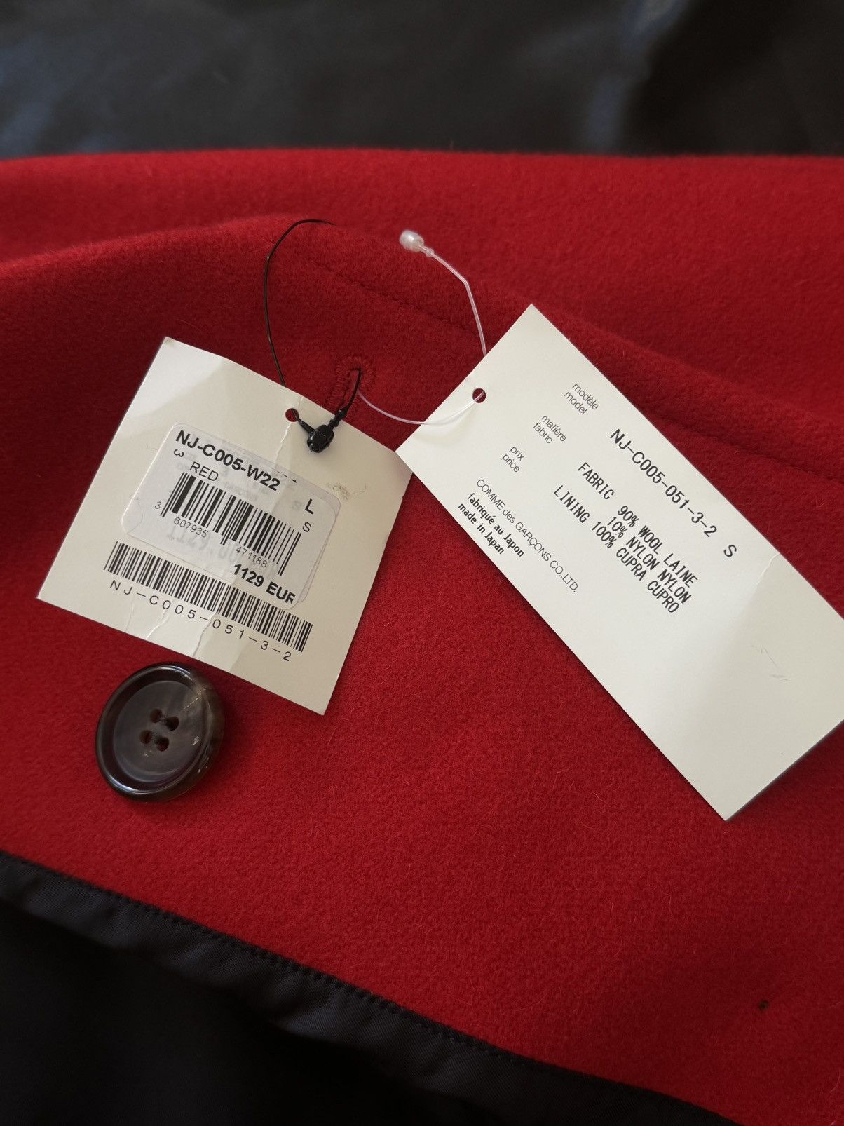 Comme des Garcons Girl Comme des Garcons Wool Coat Size S / US 4 / IT 40 - 6 Thumbnail