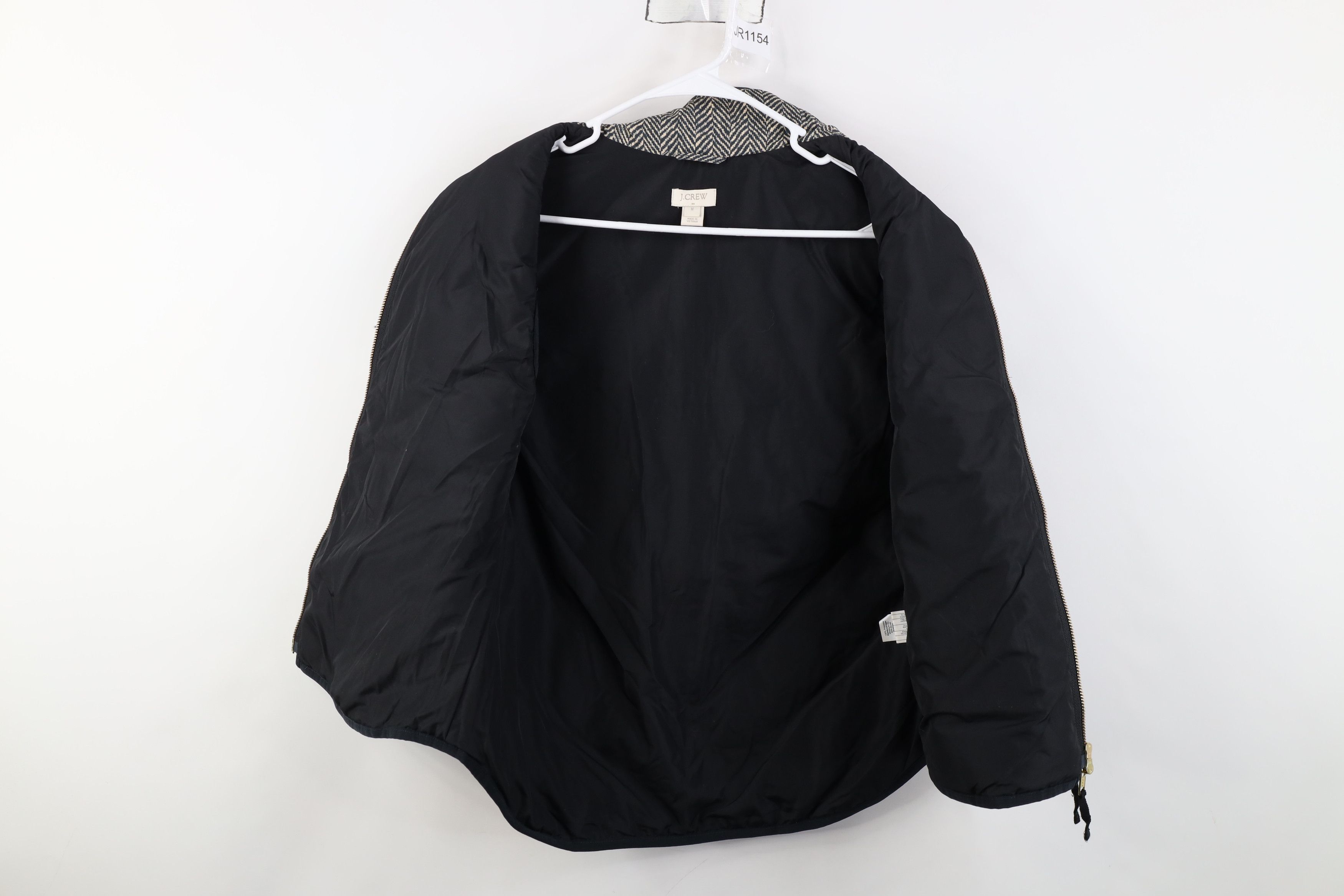 J.Crew J Crew Insulated Herringbone Full Zip Puffer Vest Jacket Size M / US 6-8 / IT 42-44 - 6 Thumbnail