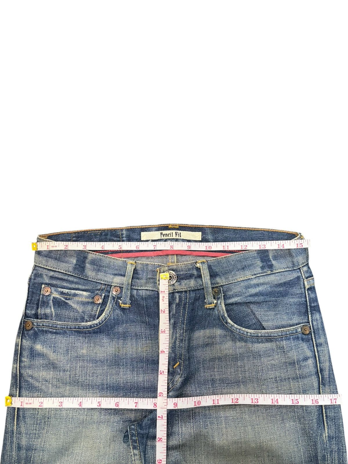 Levi's Vintage 90s Levis 605 Pencil Fit Mud Wash Distress Jeans Size 30" / US 8 / IT 44 - 6 Thumbnail