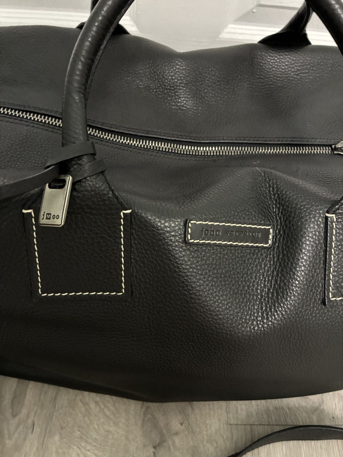 John Varvatos Vachetta Leather Duffle Bag Size ONE SIZE - 7 Thumbnail
