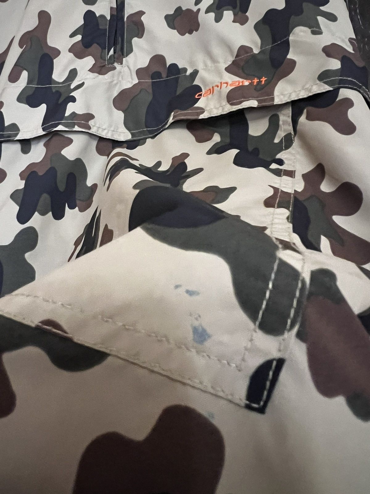 Carhartt × Carhartt Wip × Vintage Carhartt vintage nylon camo anorak jacket Size US XL / EU 56 / 4 - 9 Thumbnail