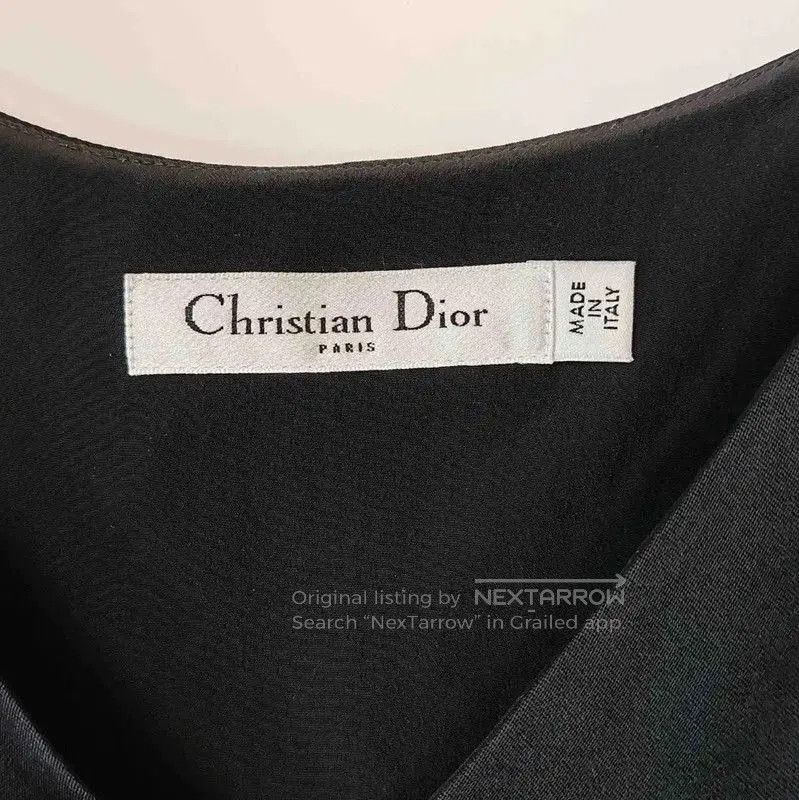 Dior Dior Black Silk Women's T. Size S / US 4 / IT 40 - 3 Thumbnail